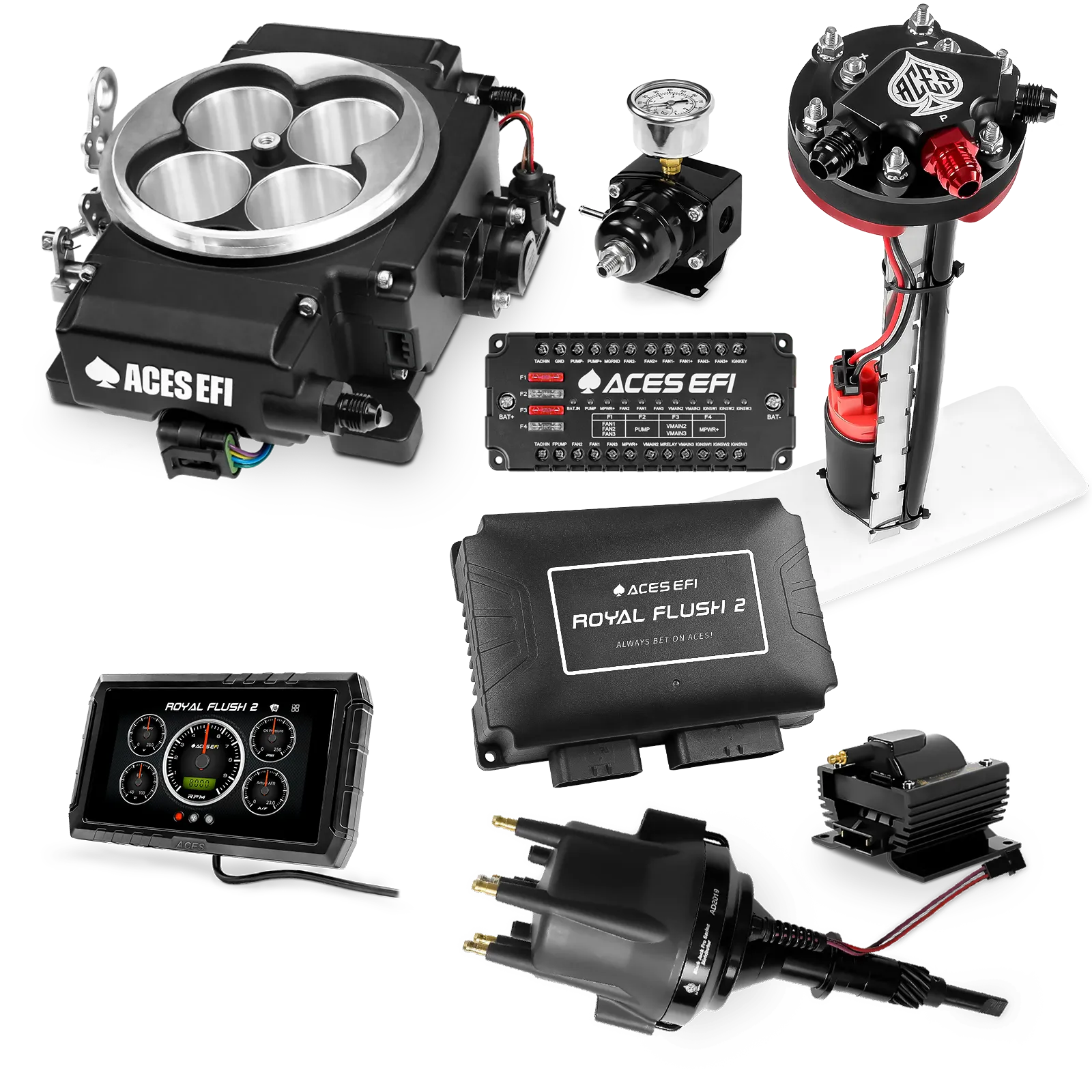 Royal Flush 2 EFI/CDI Master Kits (Black)
