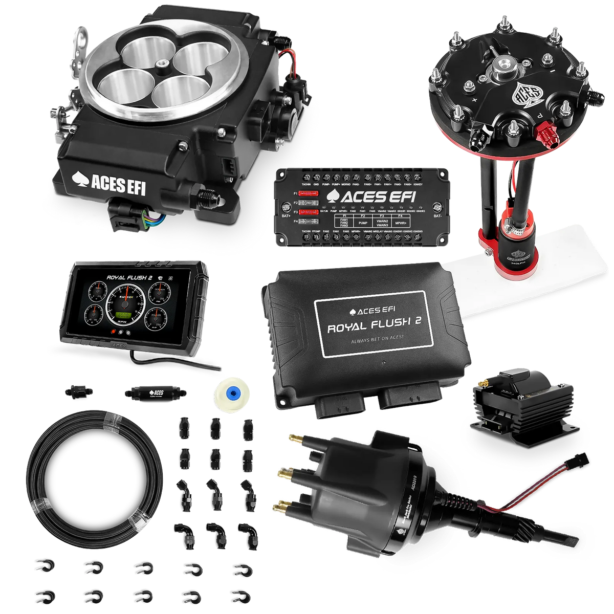 Royal Flush 2 EFI/CDI Master Kits (Black)