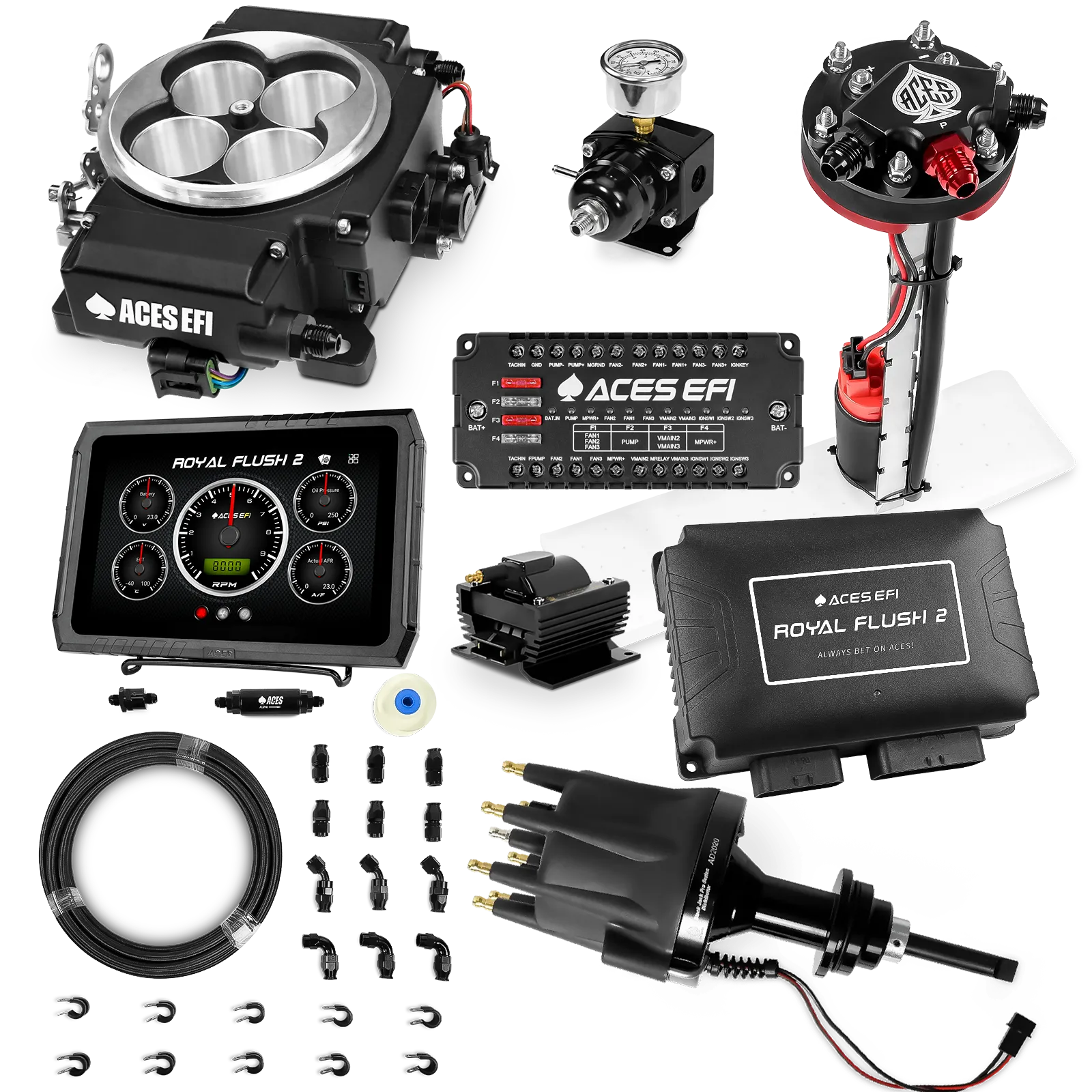 Royal Flush 2 EFI/CDI Master Kits (Black)