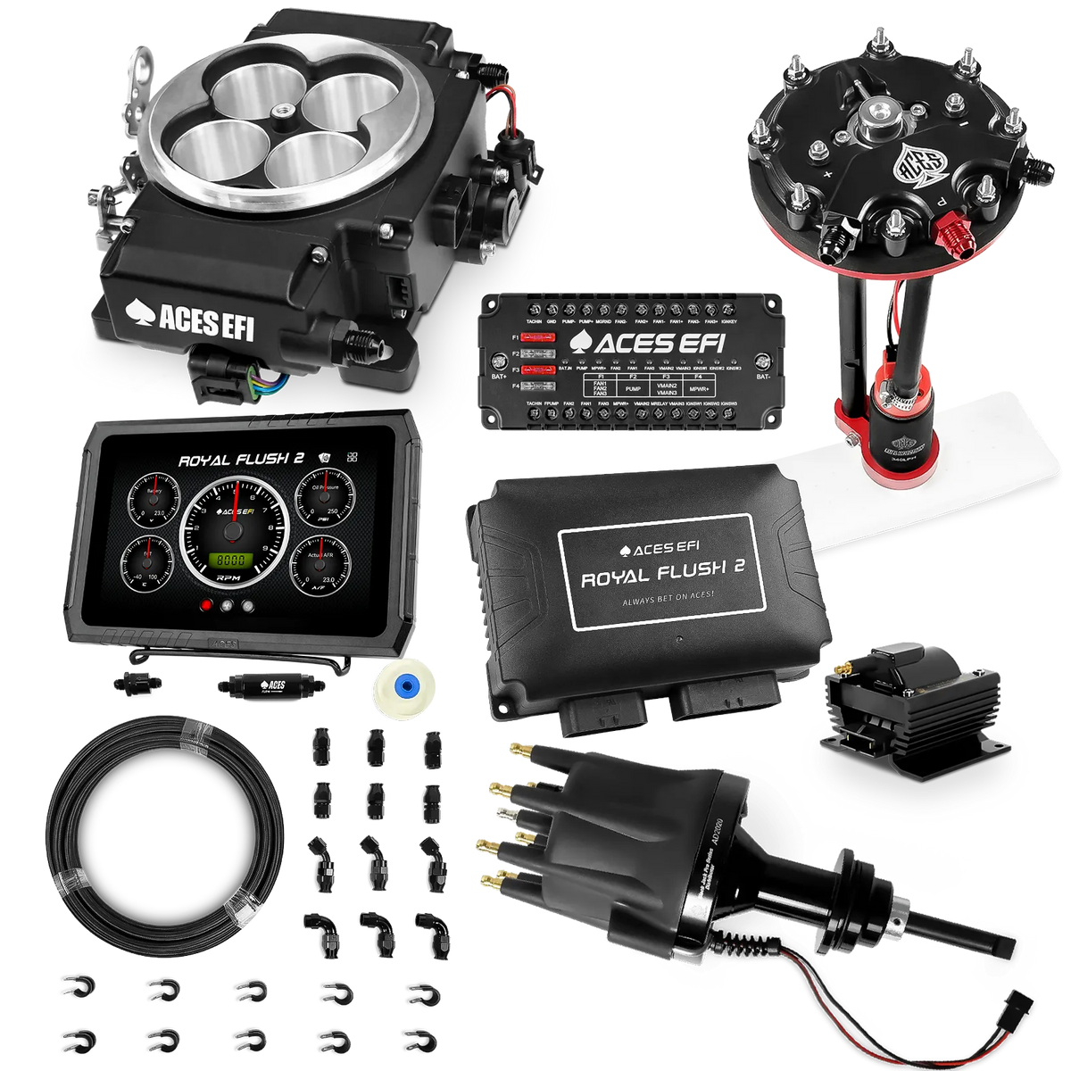 Royal Flush 2 EFI/CDI Master Kits (Black)