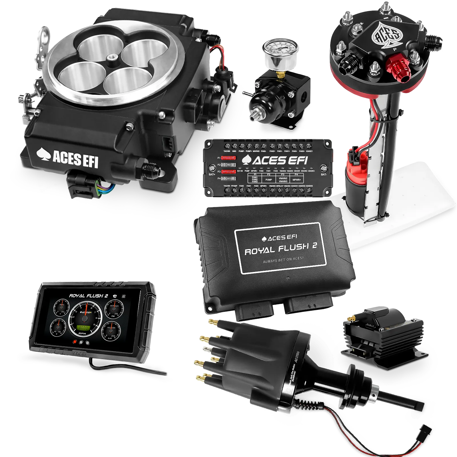 Royal Flush 2 EFI/CDI Master Kits (Black)