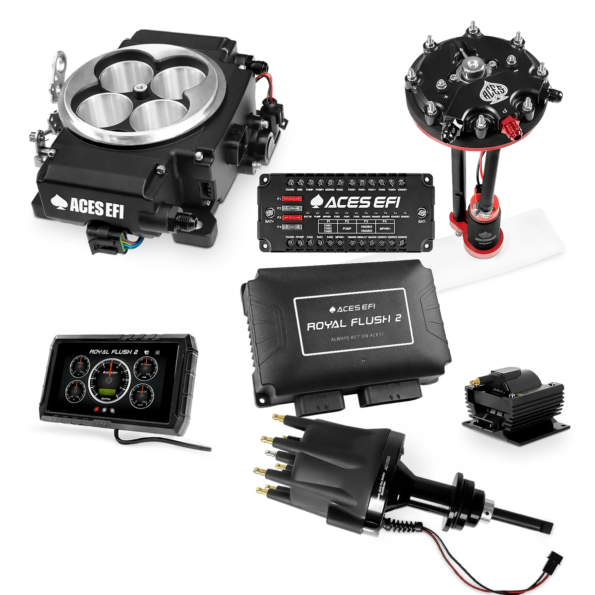 Royal Flush 2 EFI/CDI Master Kits (Black)