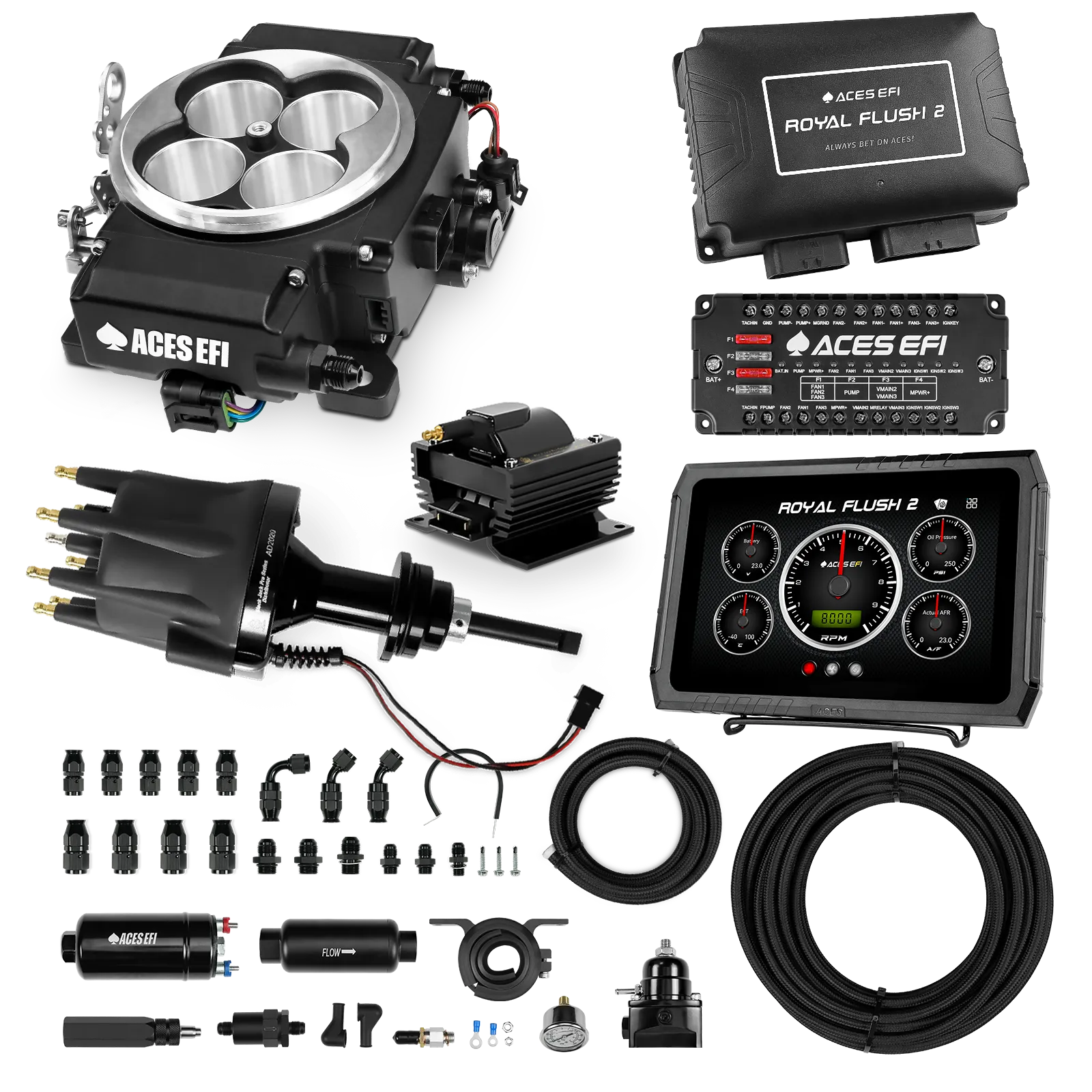 Royal Flush 2 EFI/CDI Master Kits (Black)