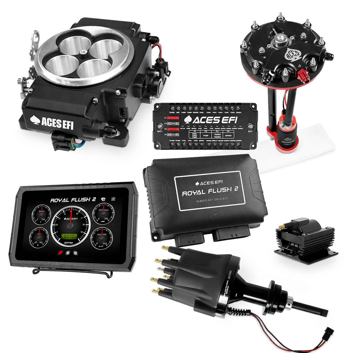 Royal Flush 2 EFI/CDI Master Kits (Black)