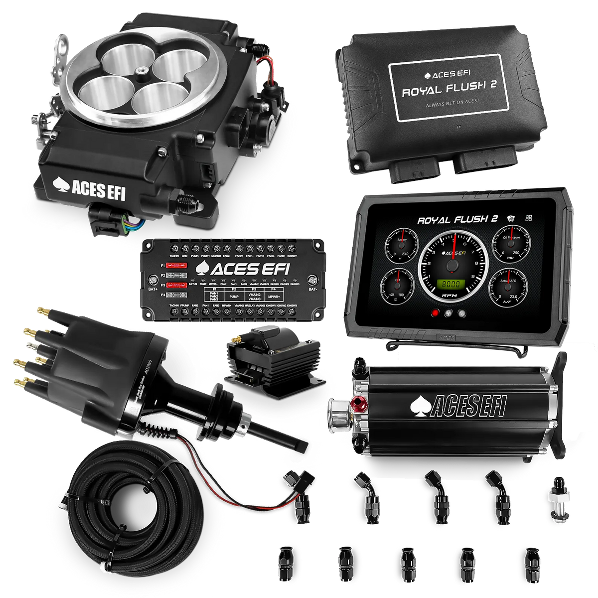 Royal Flush 2 EFI/CDI Master Kits (Black)