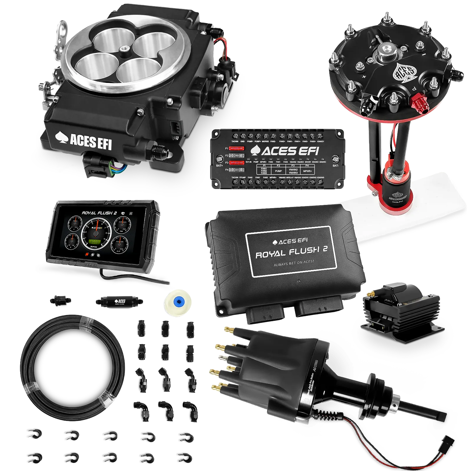 Royal Flush 2 EFI/CDI Master Kits (Black)