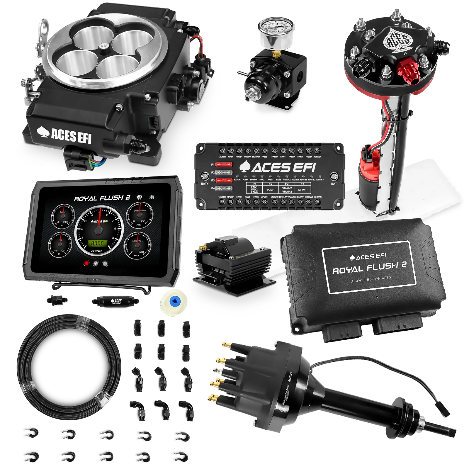 Royal Flush 2 EFI/CDI Master Kits (Black)