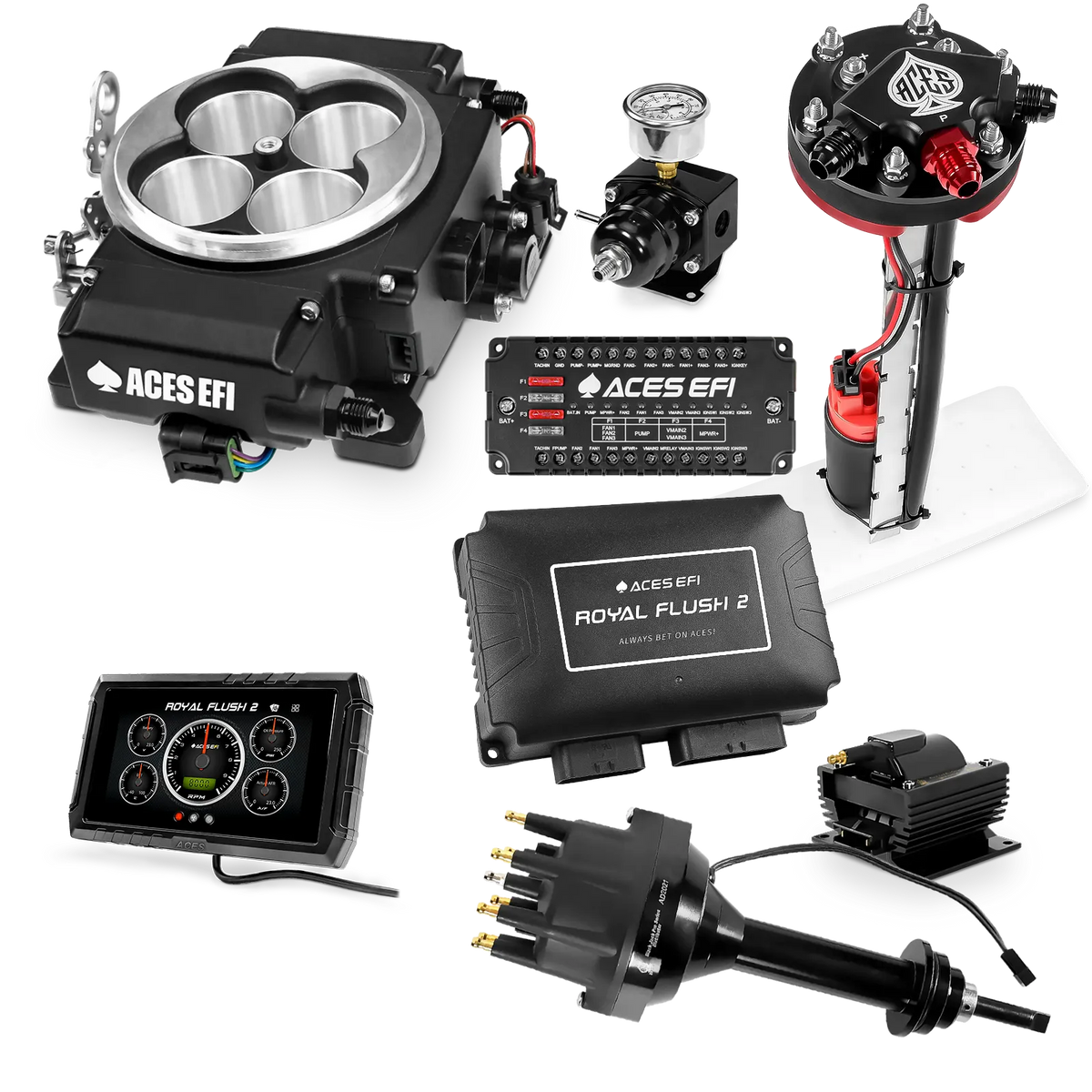 Royal Flush 2 EFI/CDI Master Kits (Black)