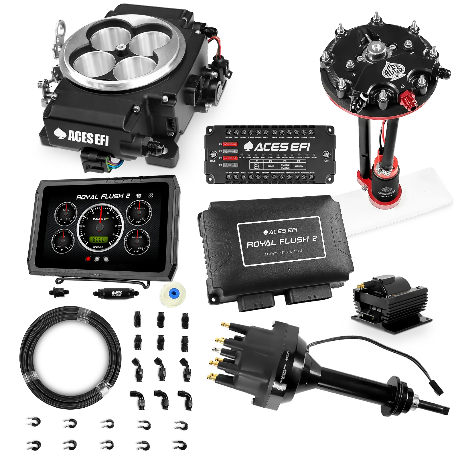 Royal Flush 2 EFI/CDI Master Kits (Black)