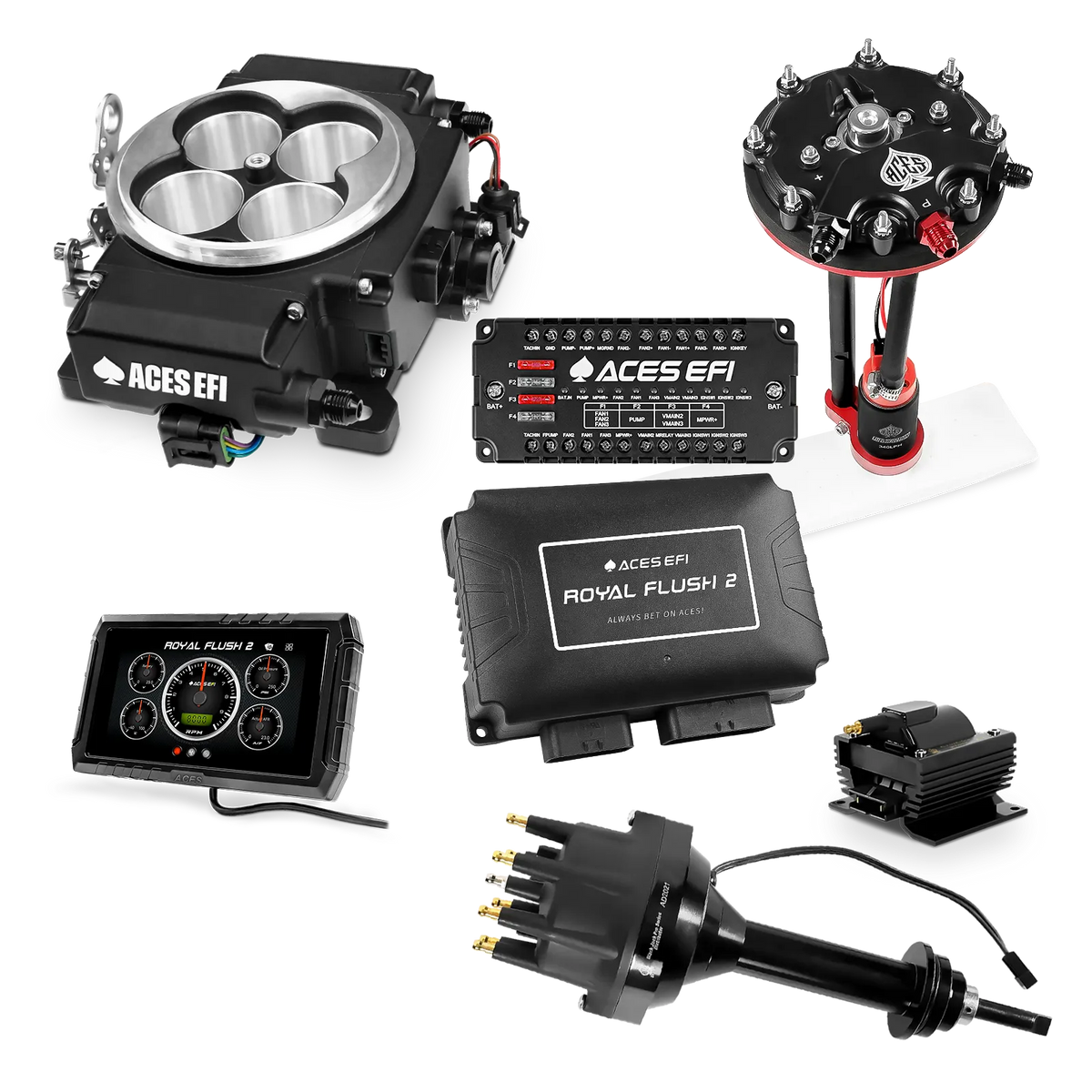 Royal Flush 2 EFI/CDI Master Kits (Black)