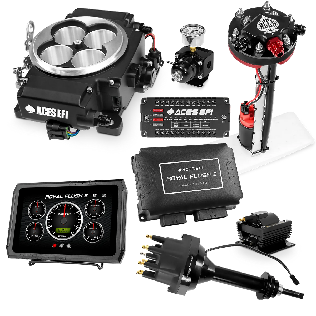 Royal Flush 2 EFI/CDI Master Kits (Black)