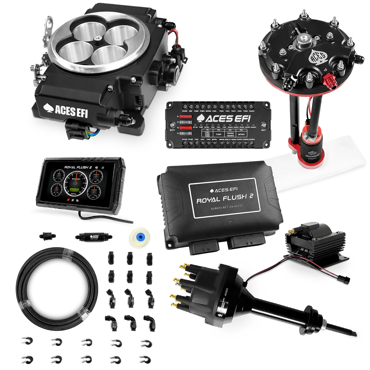 Royal Flush 2 EFI/CDI Master Kits (Black)