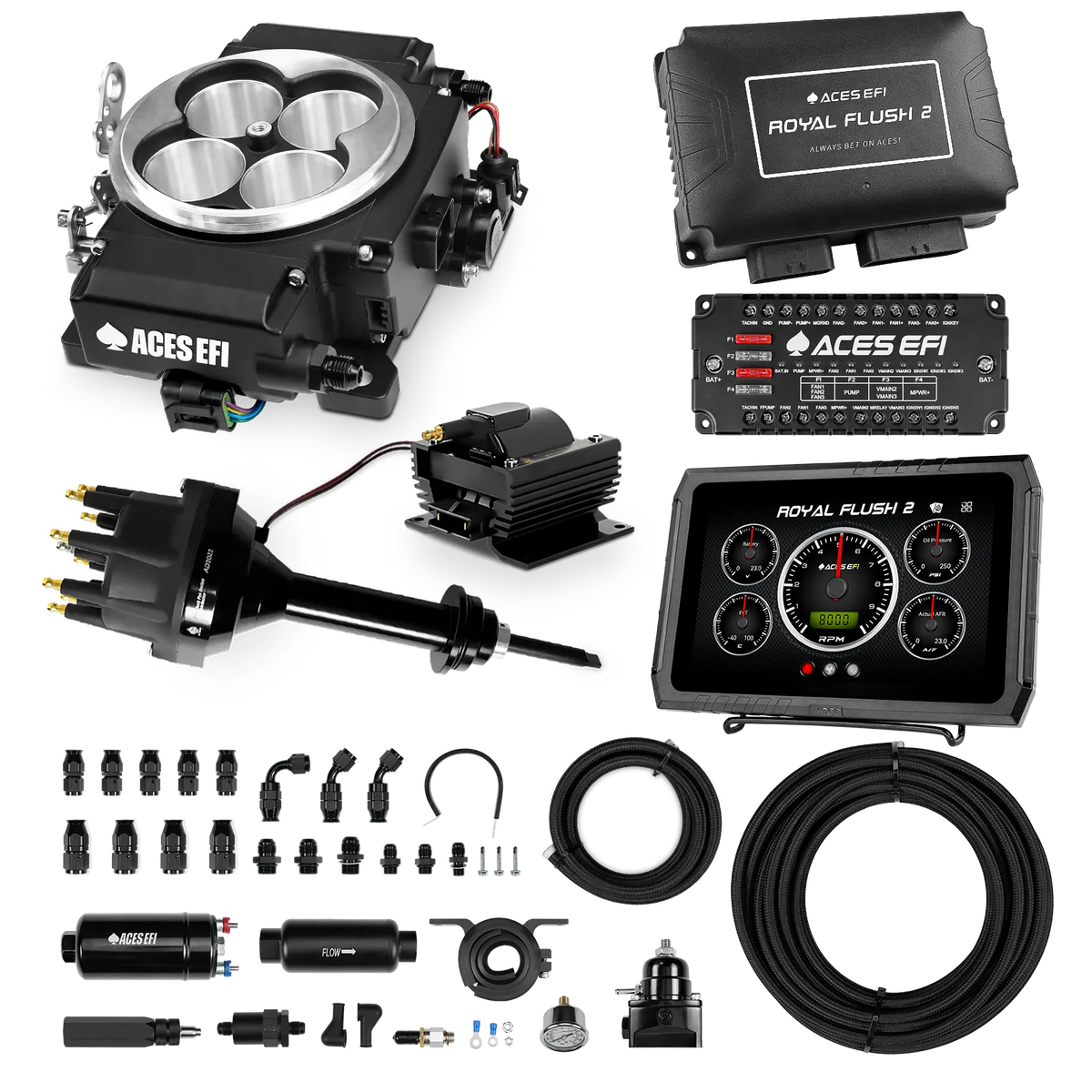 Royal Flush 2 EFI/CDI Master Kits (Black)