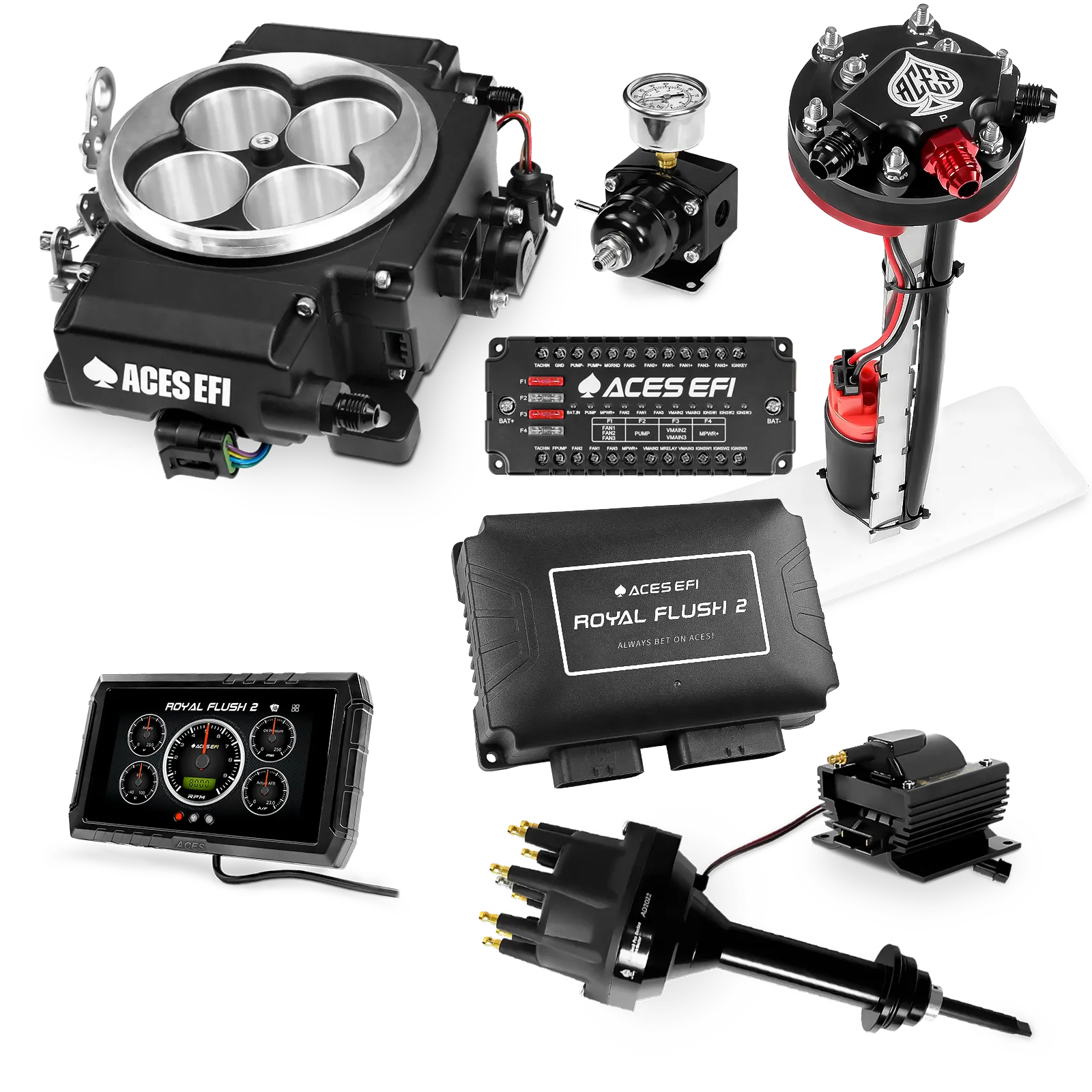Royal Flush 2 EFI/CDI Master Kits (Black)
