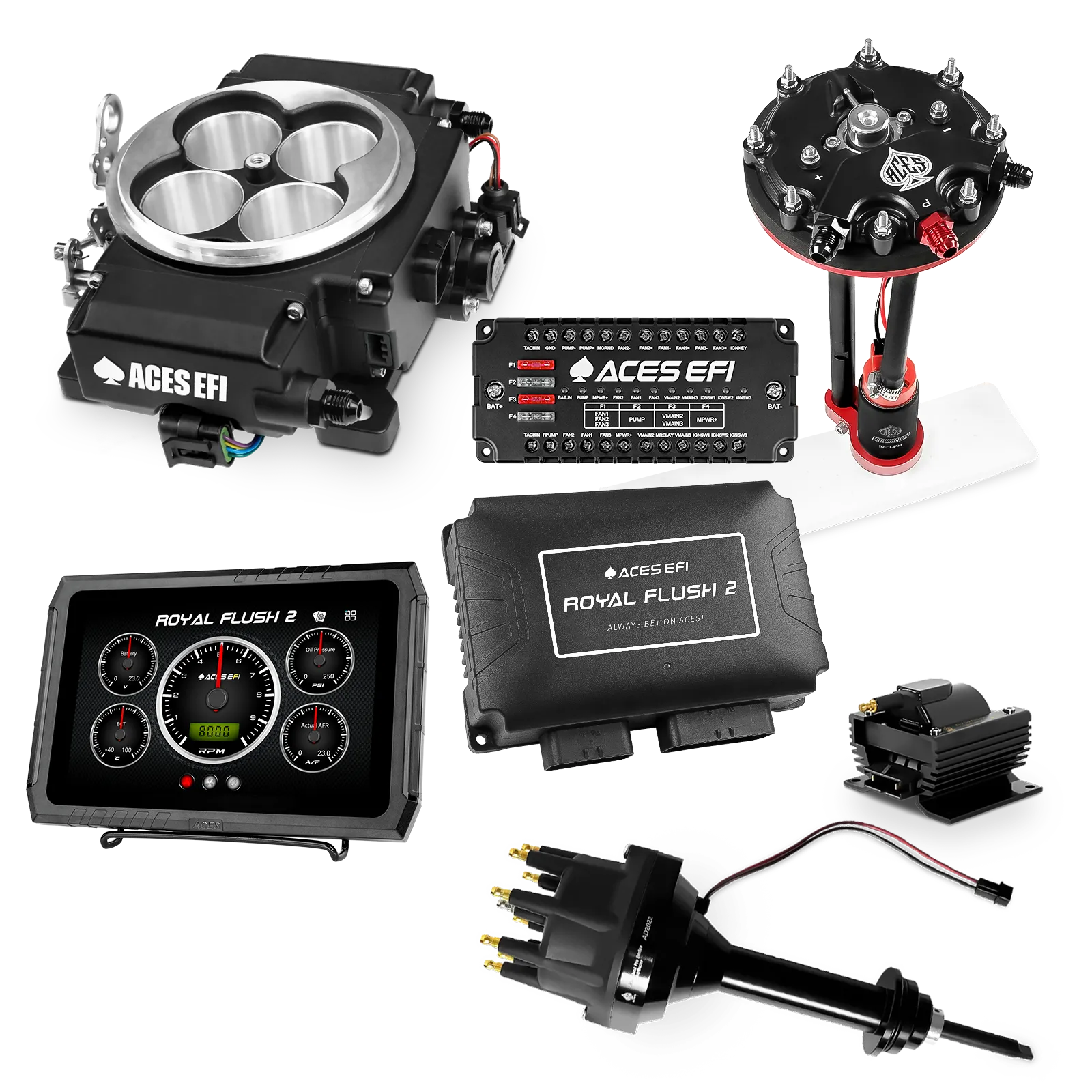 Royal Flush 2 EFI/CDI Master Kits (Black)