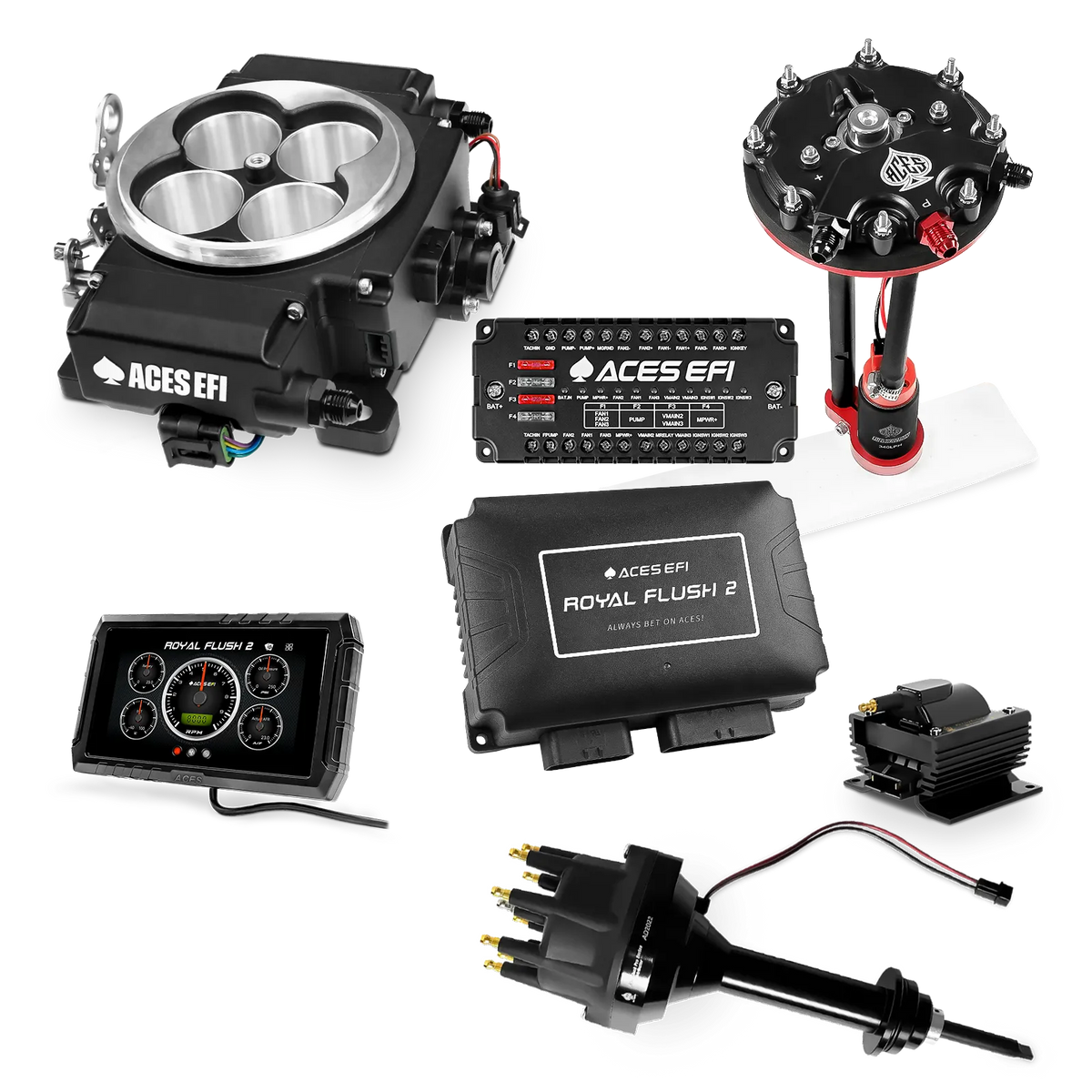Royal Flush 2 EFI/CDI Master Kits (Black)