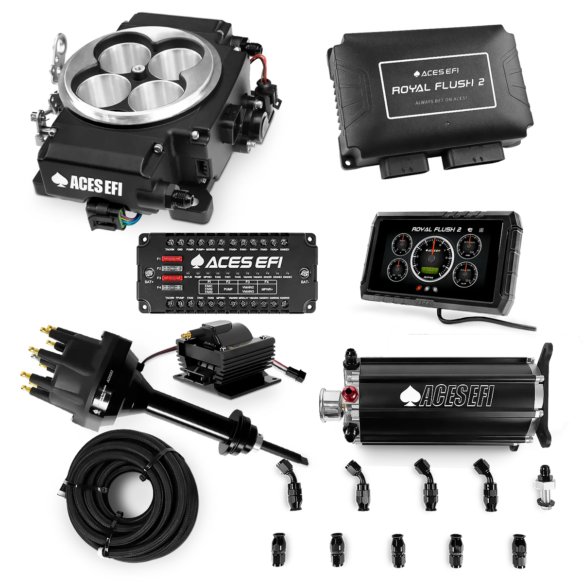 Royal Flush 2 EFI/CDI Master Kits (Black)