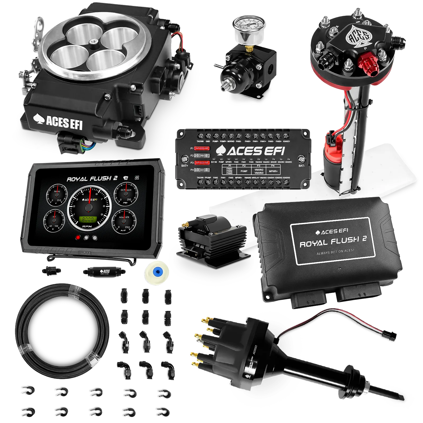 Royal Flush 2 EFI/CDI Master Kits (Black)