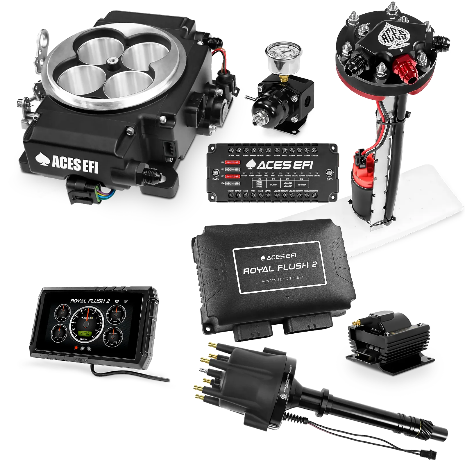 Royal Flush 2 EFI/CDI Master Kits (Black)