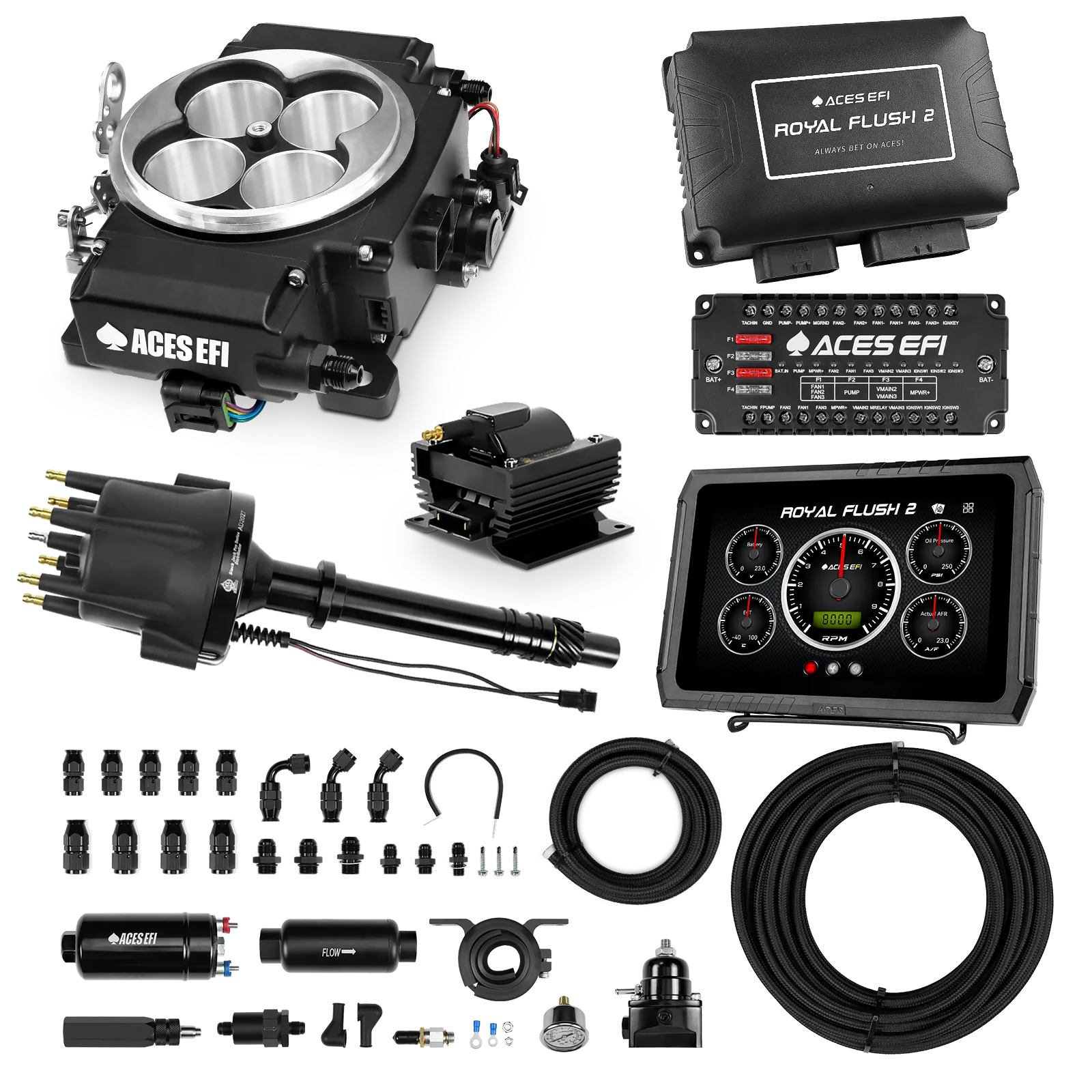 Royal Flush 2 EFI/CDI Master Kits (Black)