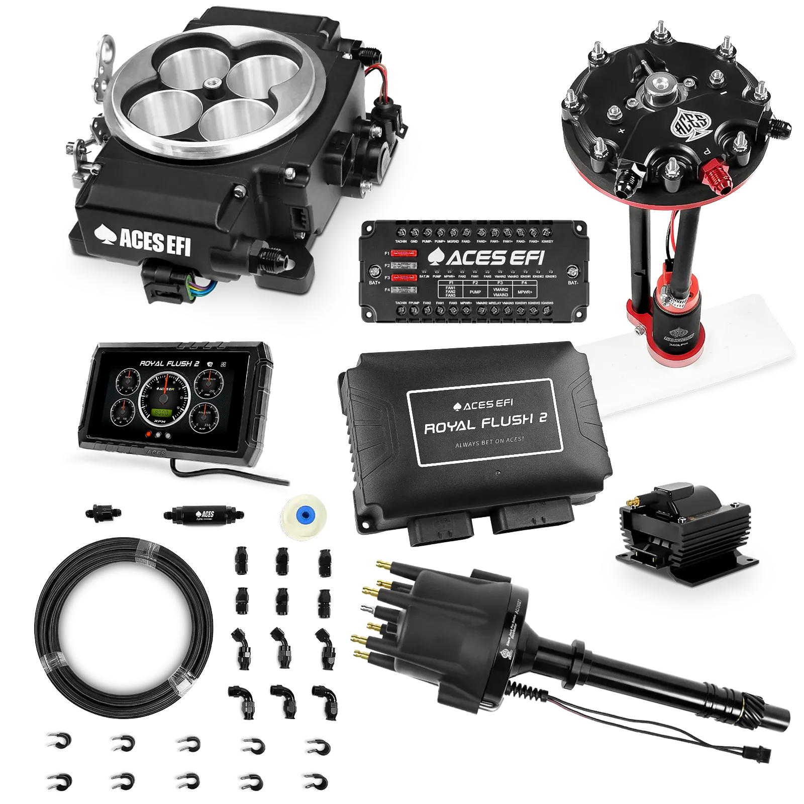 Royal Flush 2 EFI/CDI Master Kits (Black)