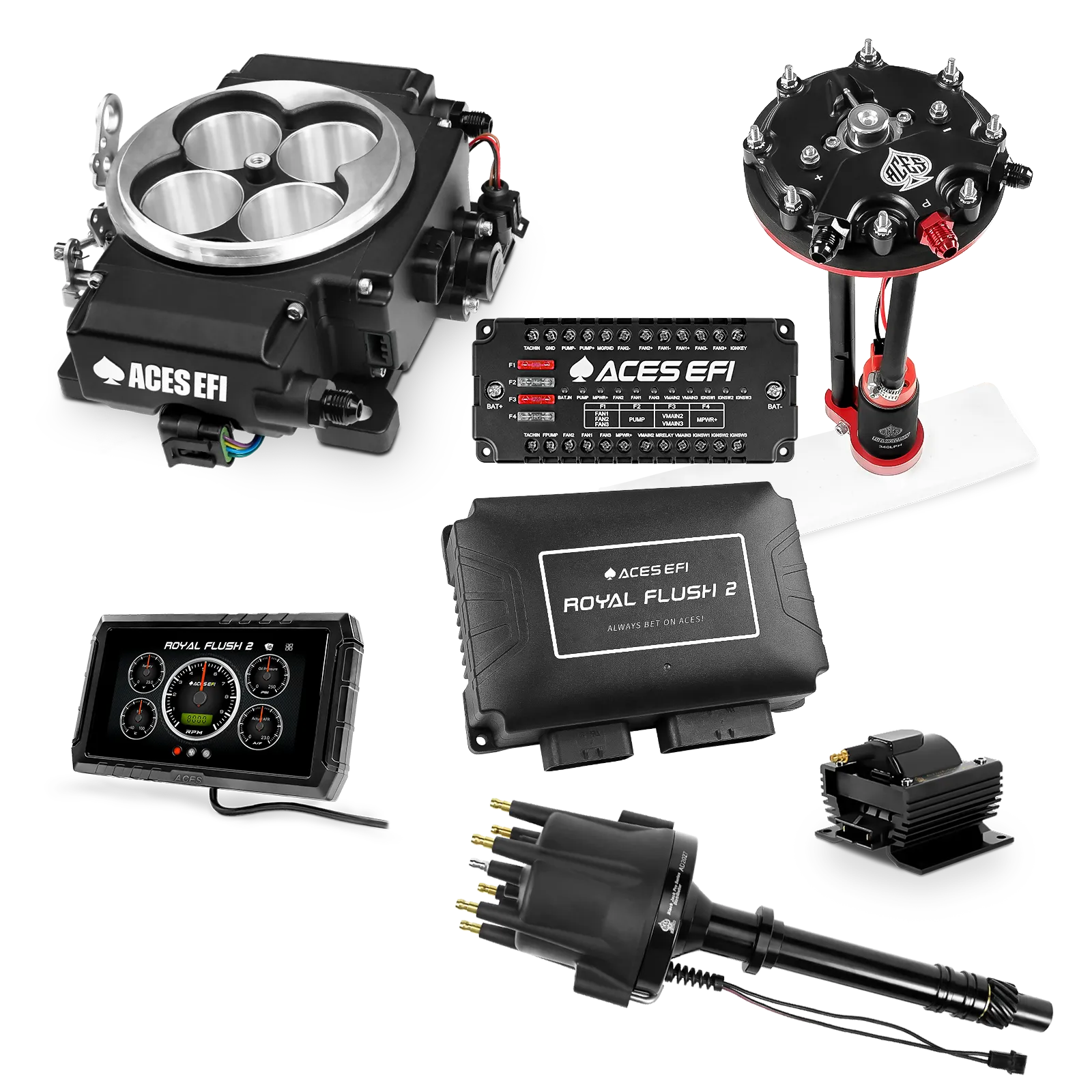 Royal Flush 2 EFI/CDI Master Kits (Black)