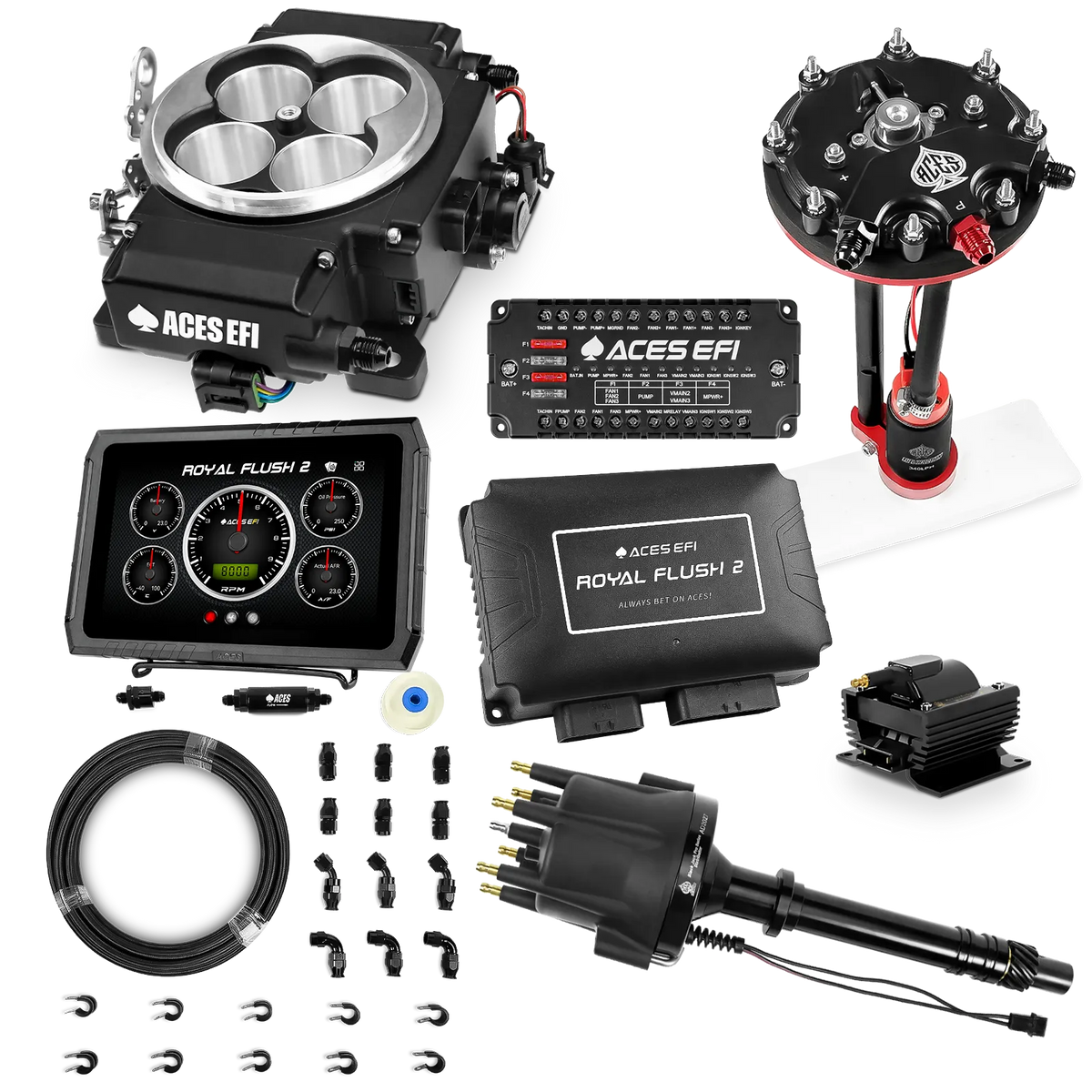 Royal Flush 2 EFI/CDI Master Kits (Black)