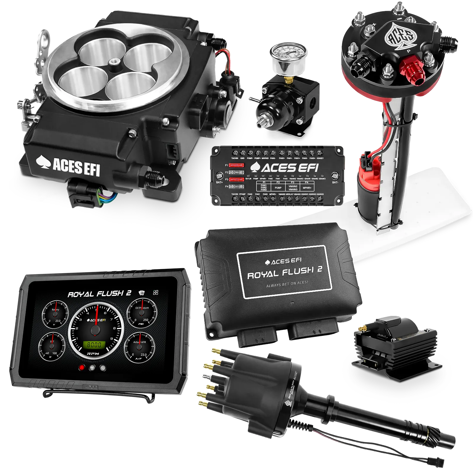 Royal Flush 2 EFI/CDI Master Kits (Black)