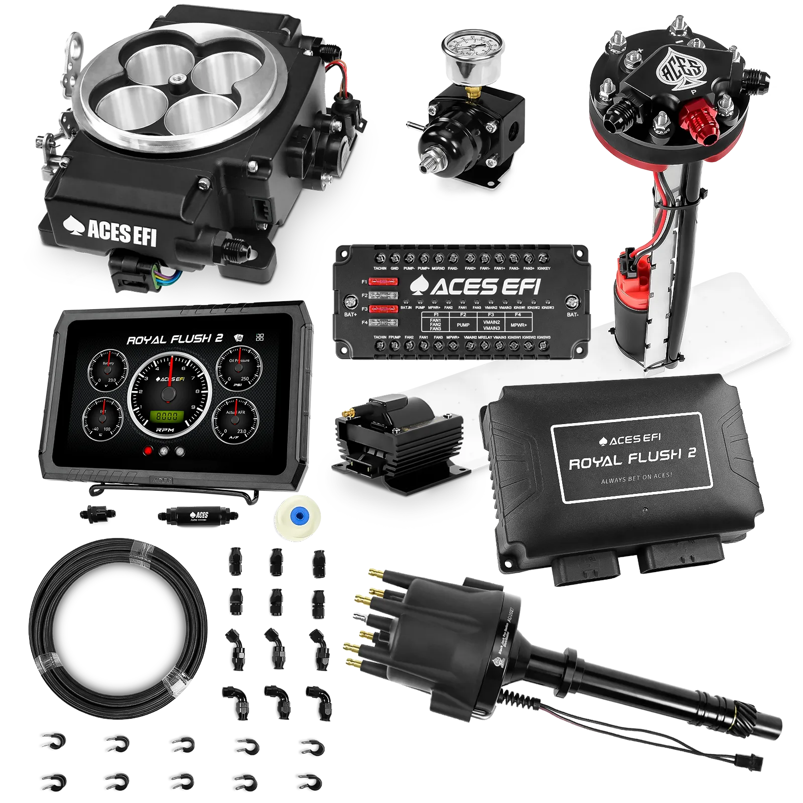 Royal Flush 2 EFI/CDI Master Kits (Black)