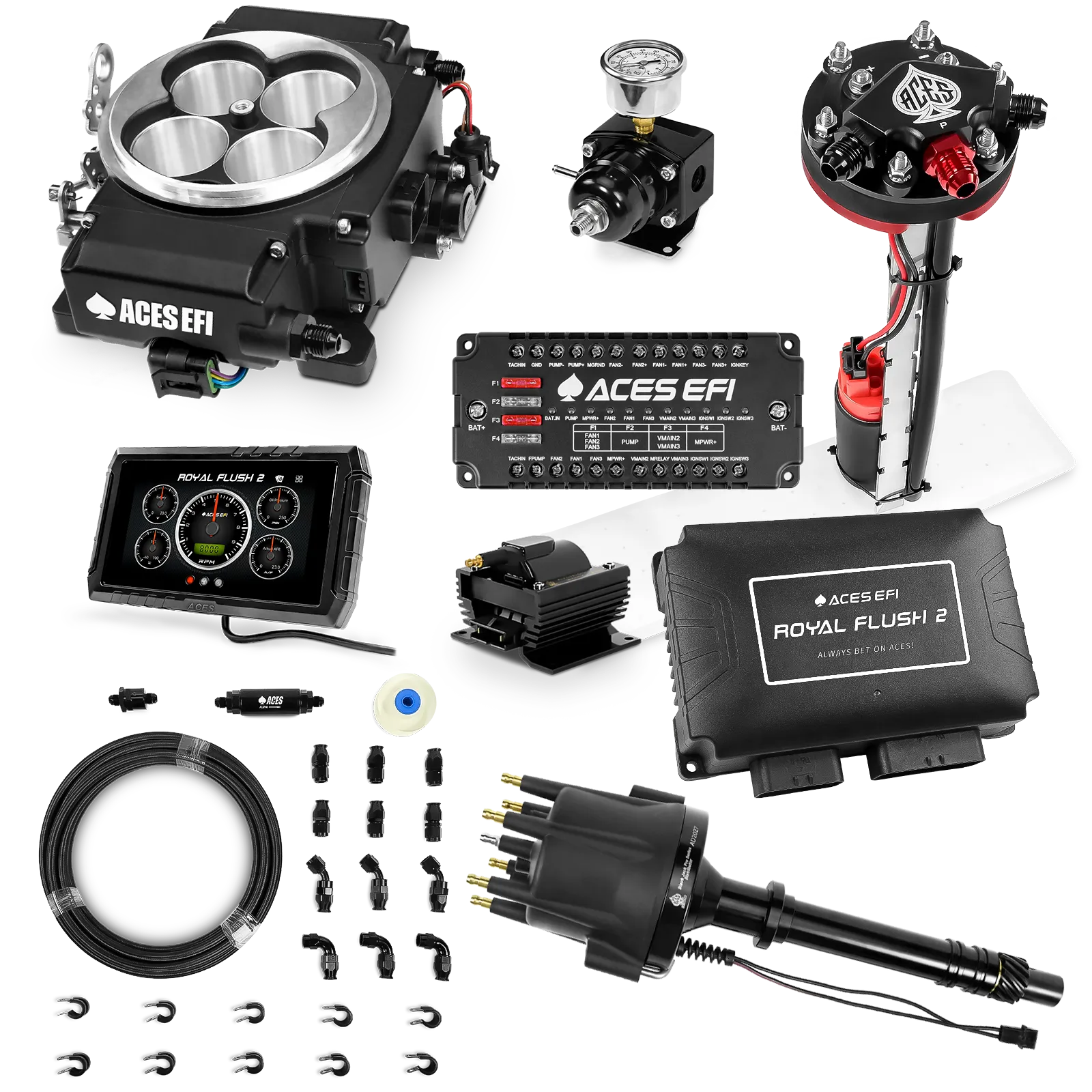 Royal Flush 2 EFI/CDI Master Kits (Black)