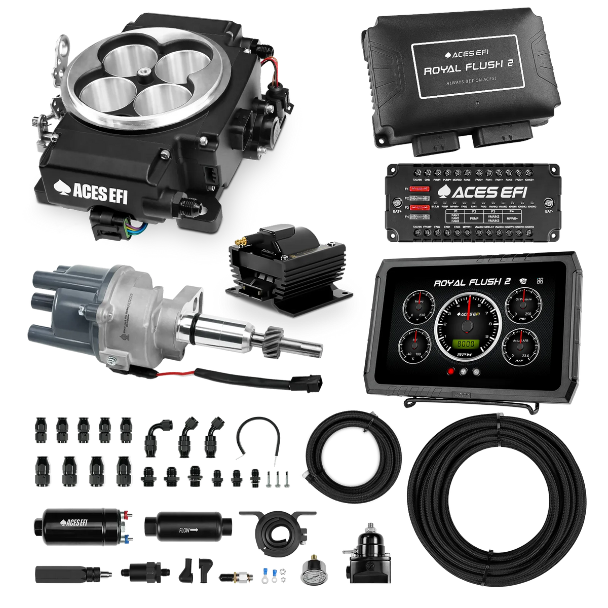 Royal Flush 2 EFI/CDI Master Kits (Black)