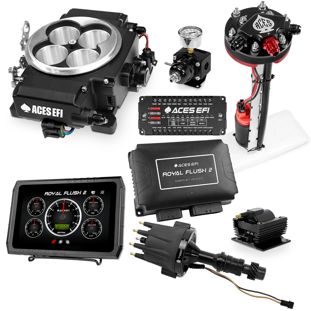 Royal Flush 2 EFI/CDI Master Kits (Black)