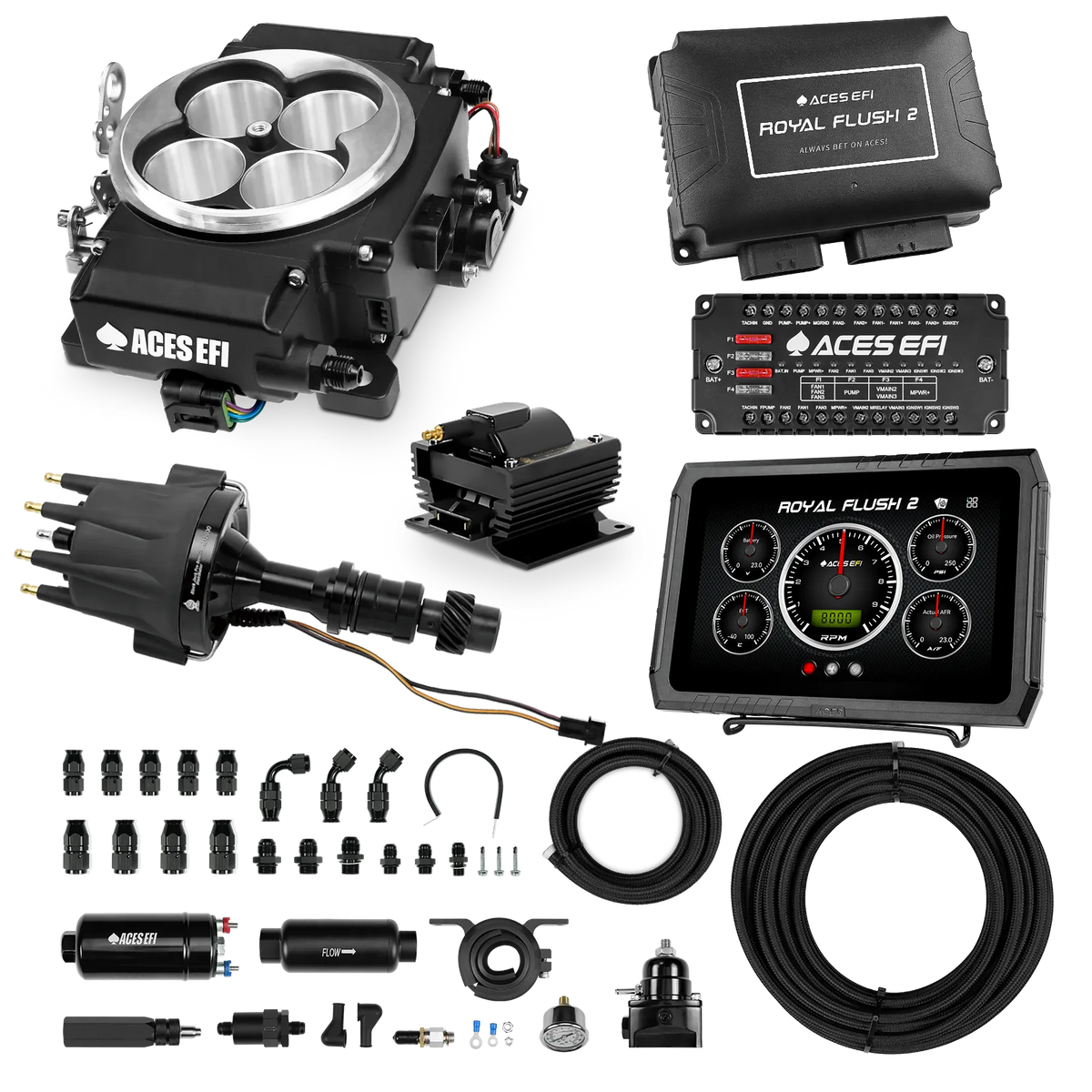 Royal Flush 2 EFI/CDI Master Kits (Black)