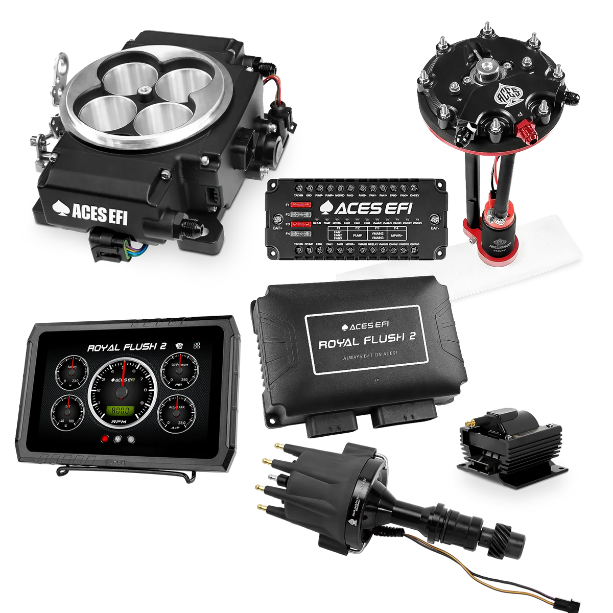 Royal Flush 2 EFI/CDI Master Kits (Black)