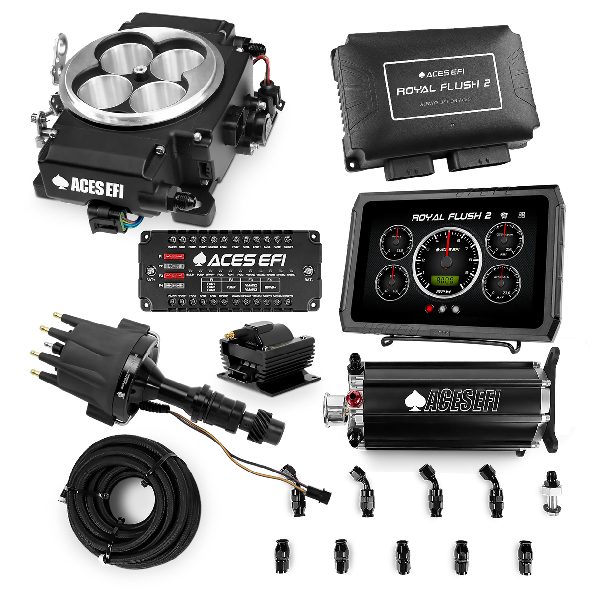 Royal Flush 2 EFI/CDI Master Kits (Black)