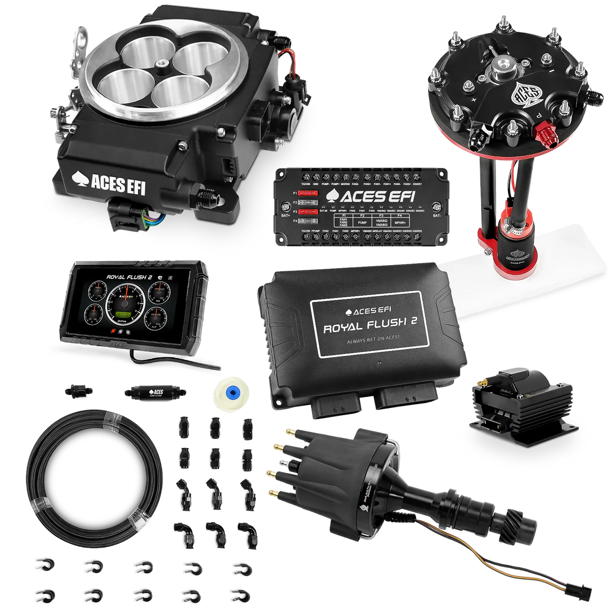 Royal Flush 2 EFI/CDI Master Kits (Black)