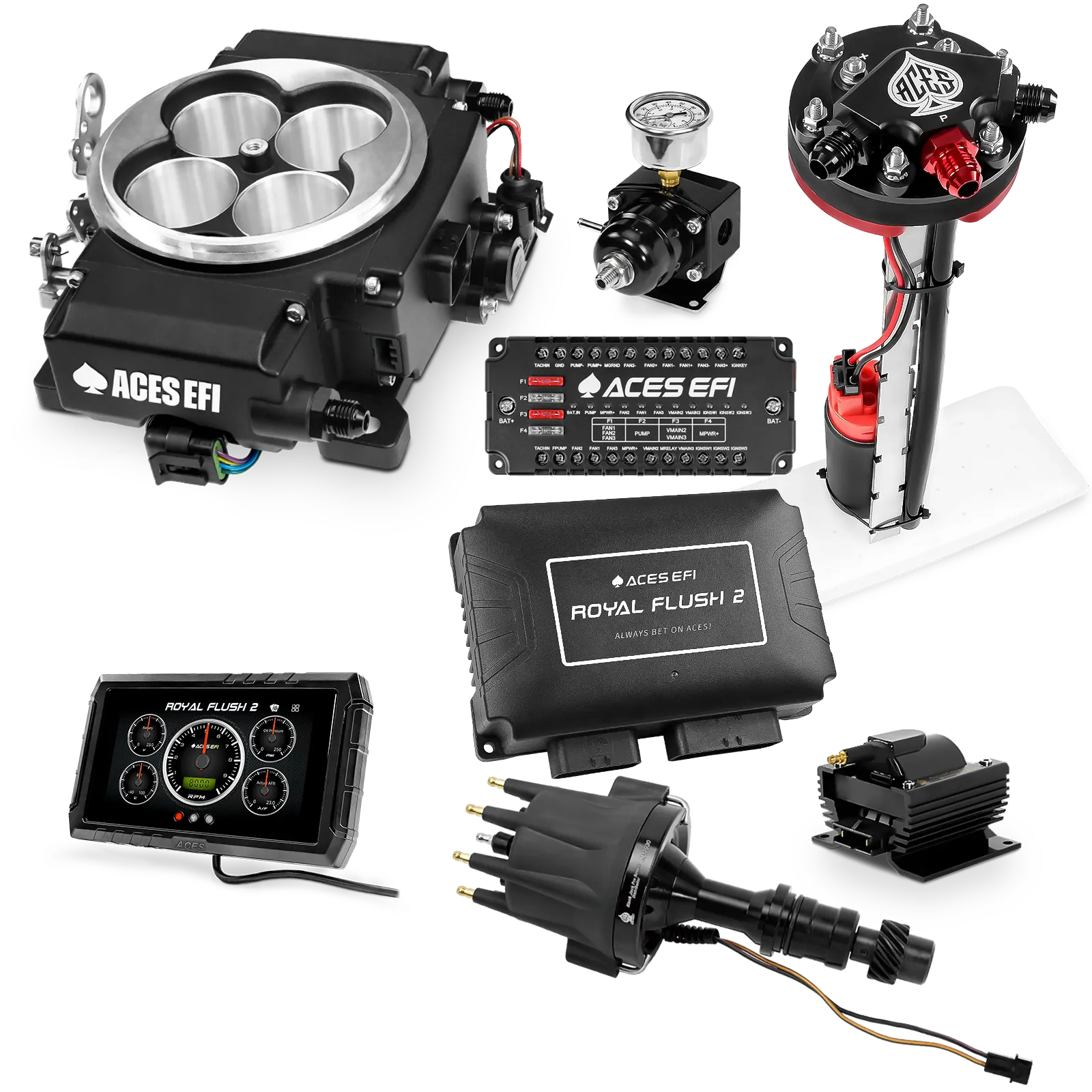 Royal Flush 2 EFI/CDI Master Kits (Black)