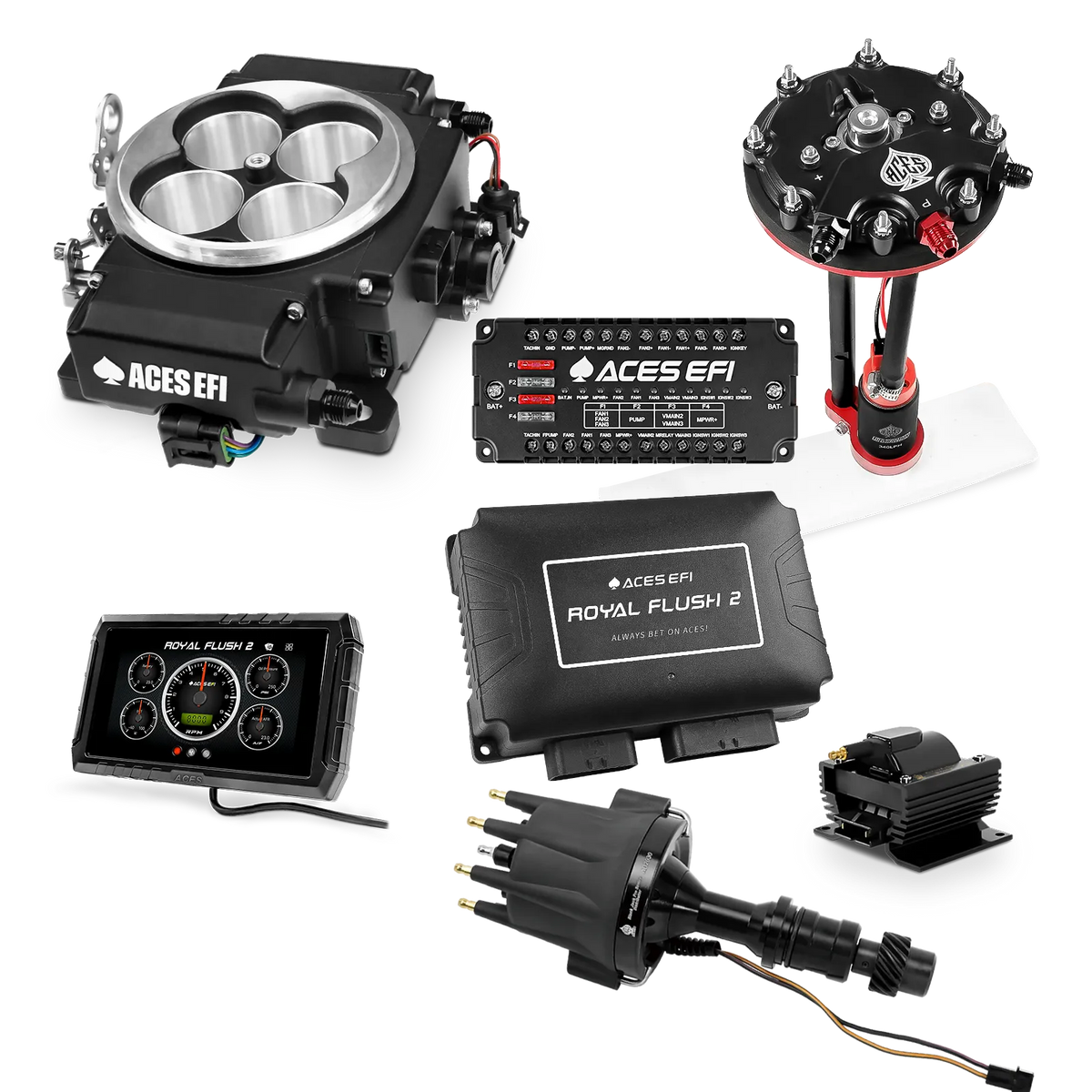 Royal Flush 2 EFI/CDI Master Kits (Black)