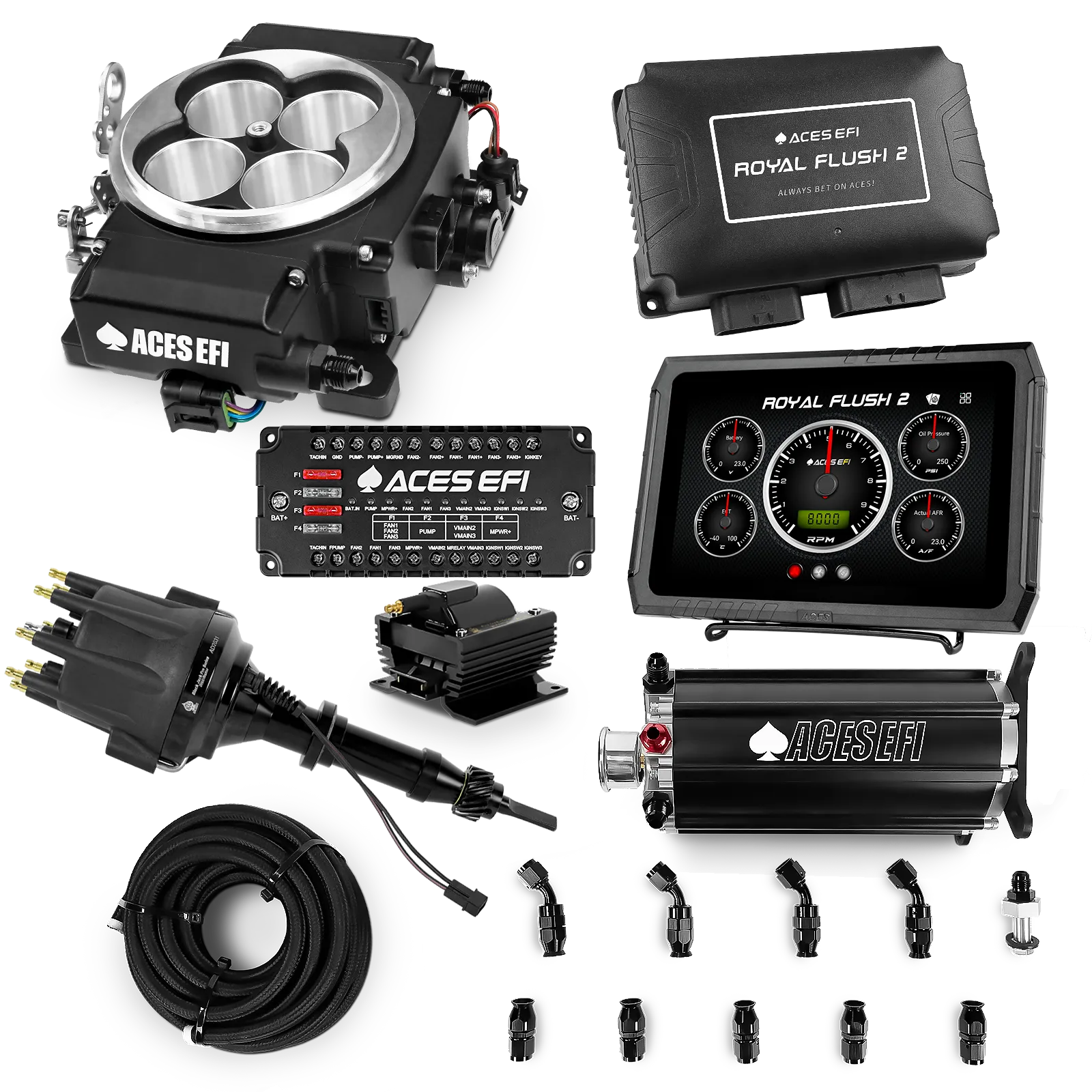 Royal Flush 2 EFI/CDI Master Kits (Black)