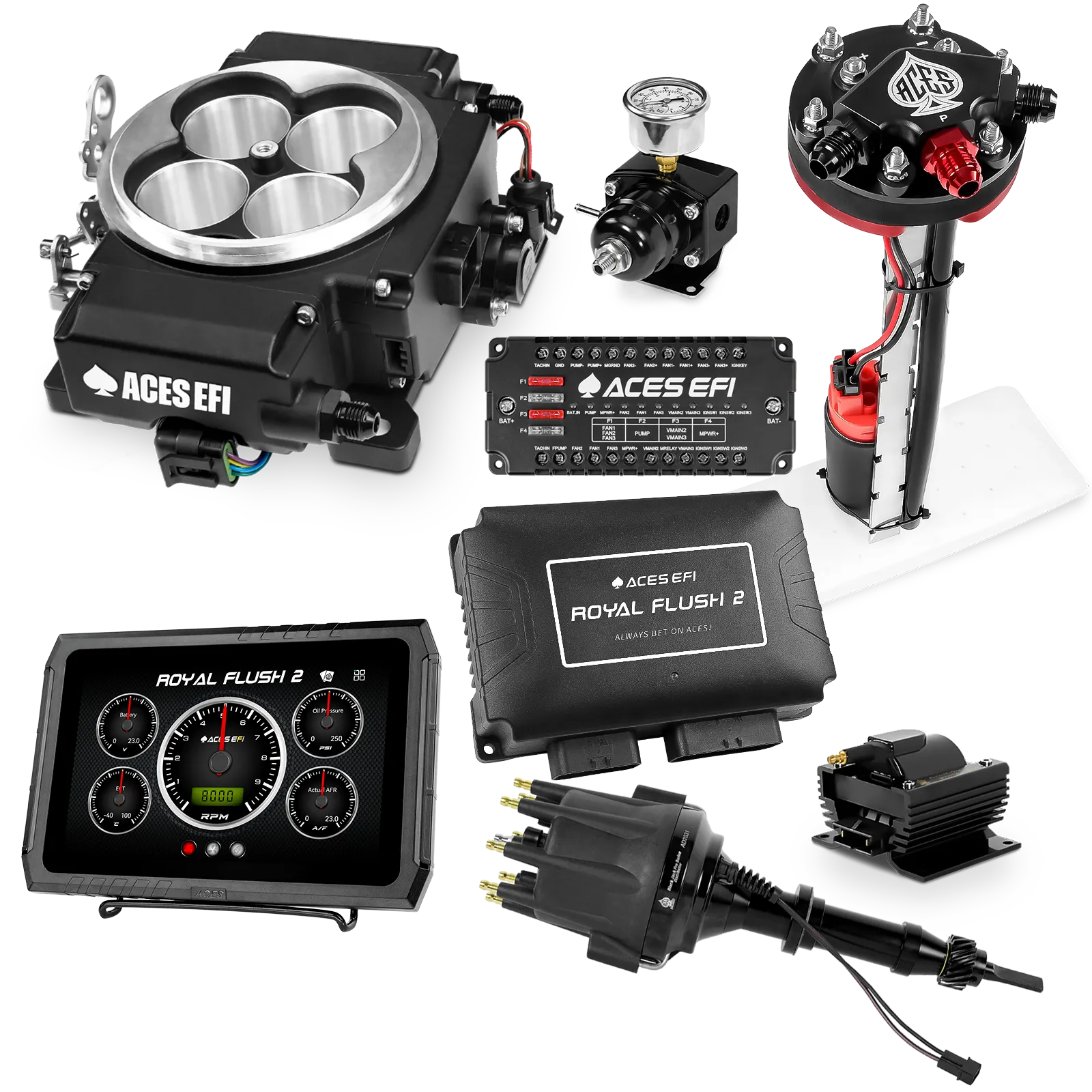 Royal Flush 2 EFI/CDI Master Kits (Black)