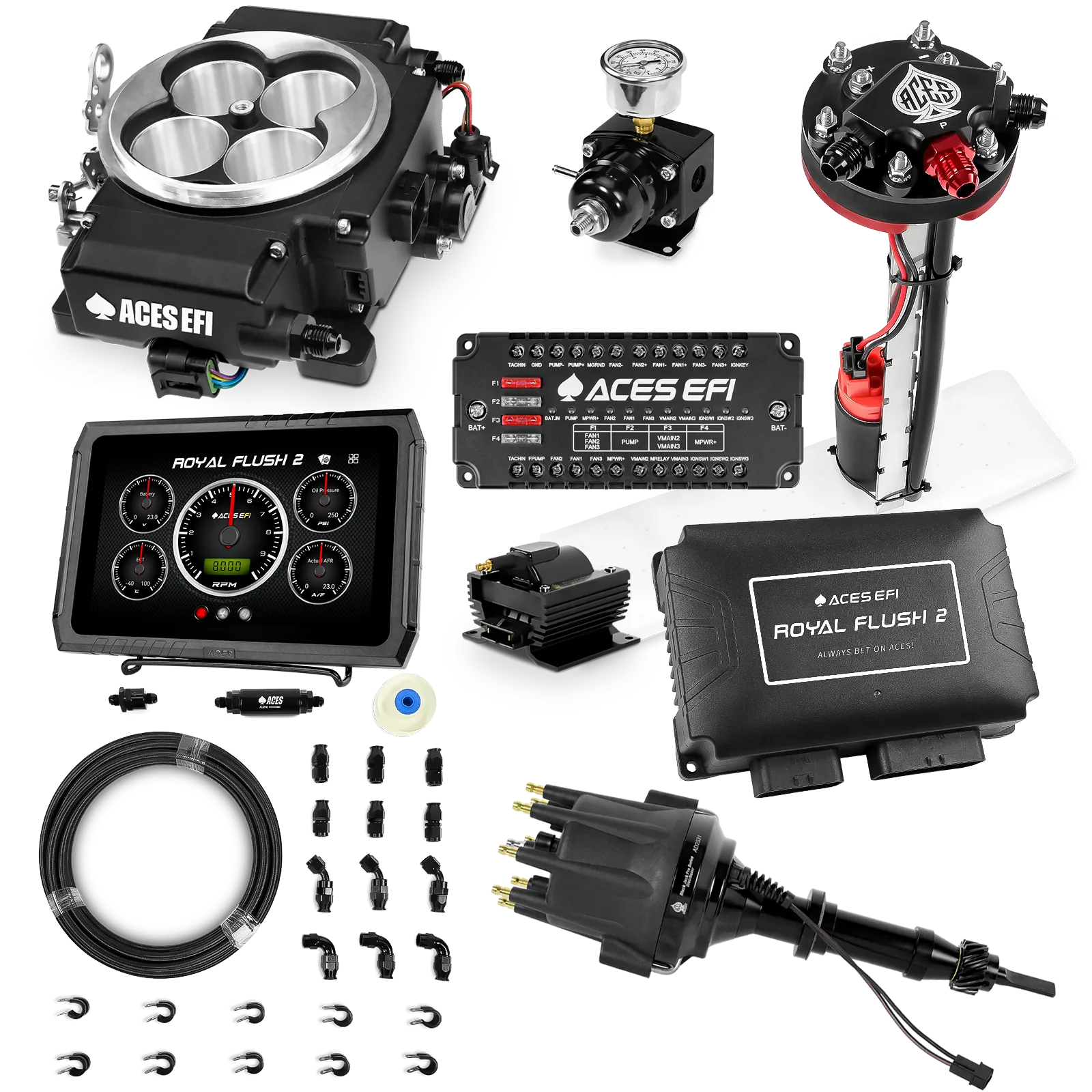 Royal Flush 2 EFI/CDI Master Kits (Black)