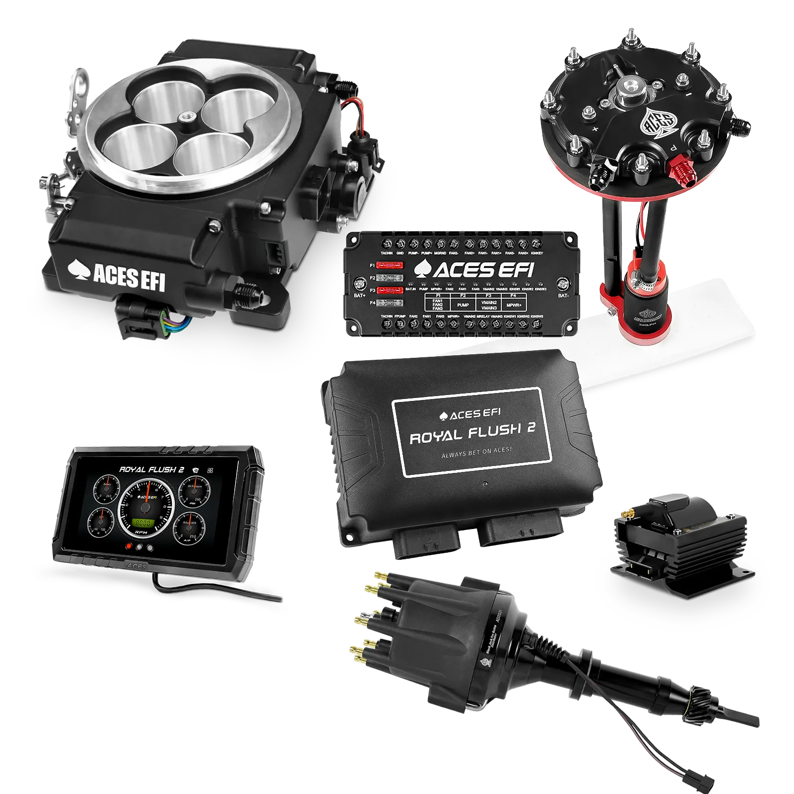 Royal Flush 2 EFI/CDI Master Kits (Black)