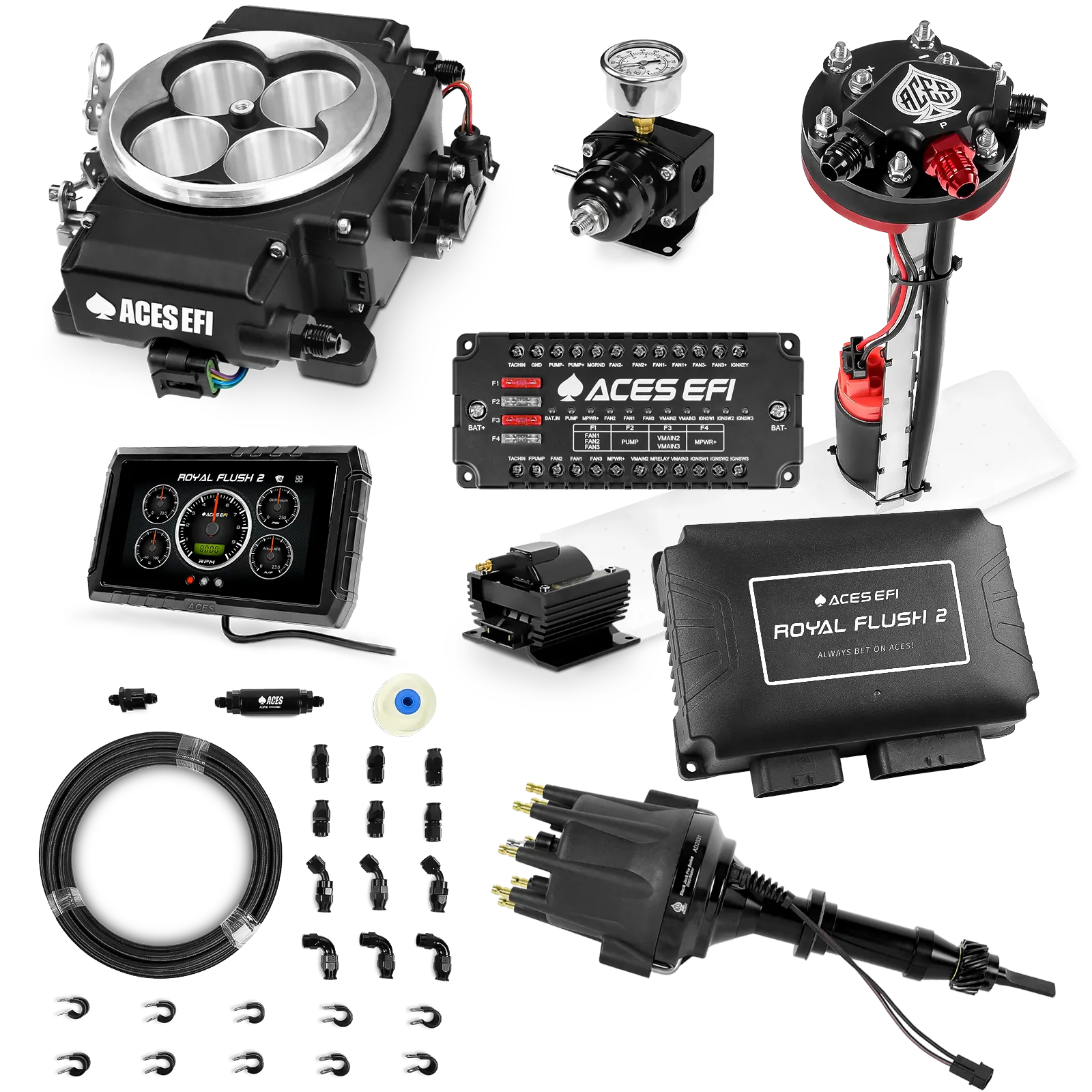 Royal Flush 2 EFI/CDI Master Kits (Black)
