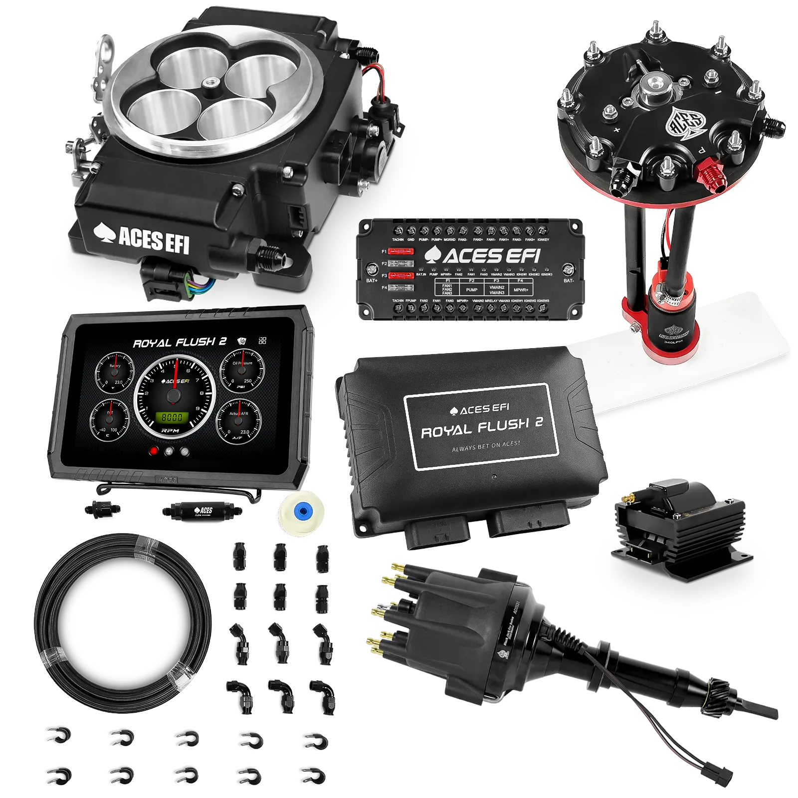 Royal Flush 2 EFI/CDI Master Kits (Black)