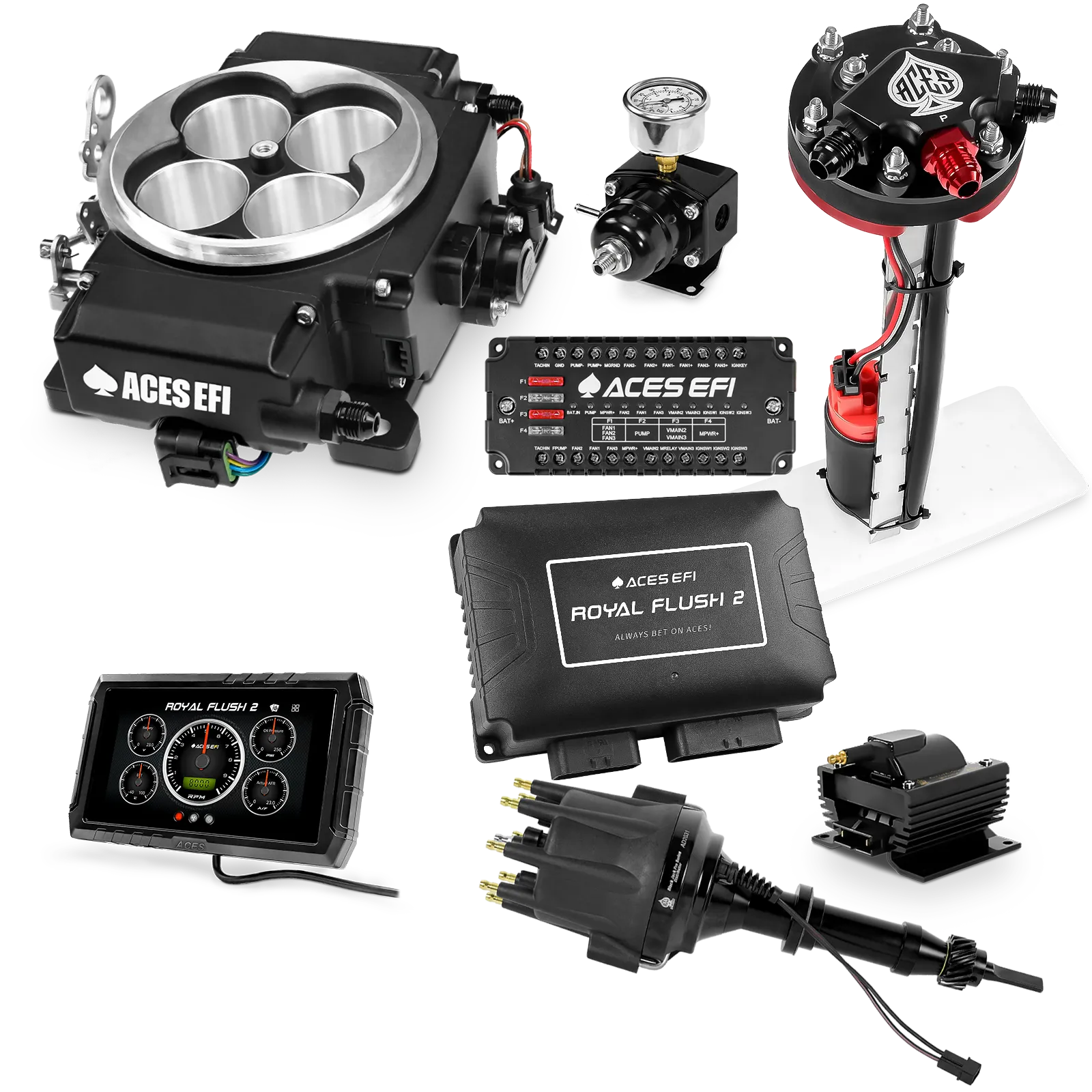 Royal Flush 2 EFI/CDI Master Kits (Black)