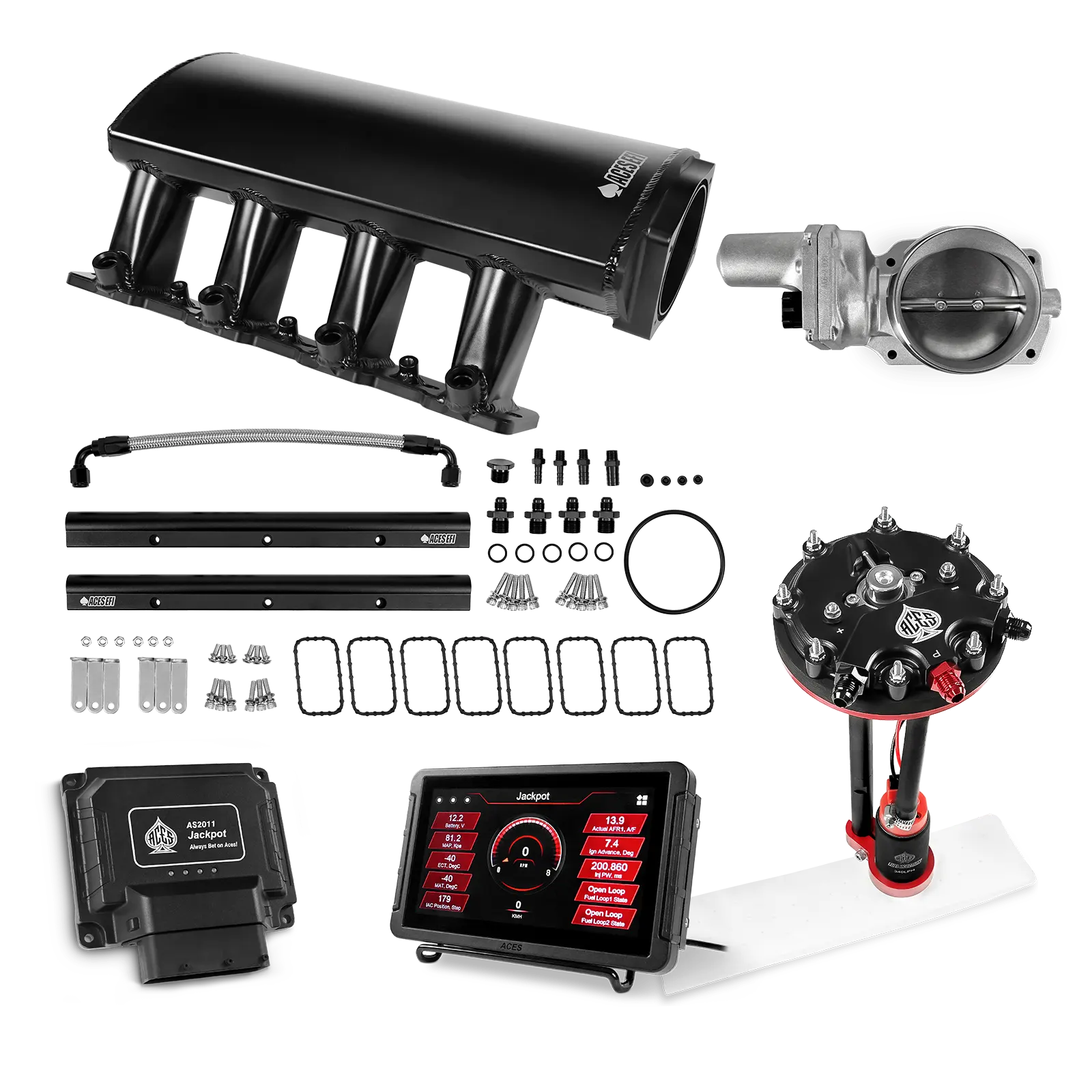 Jackpot LS EFI System - Master Kit with Tank Conversion Pump Module with Internal Regulator