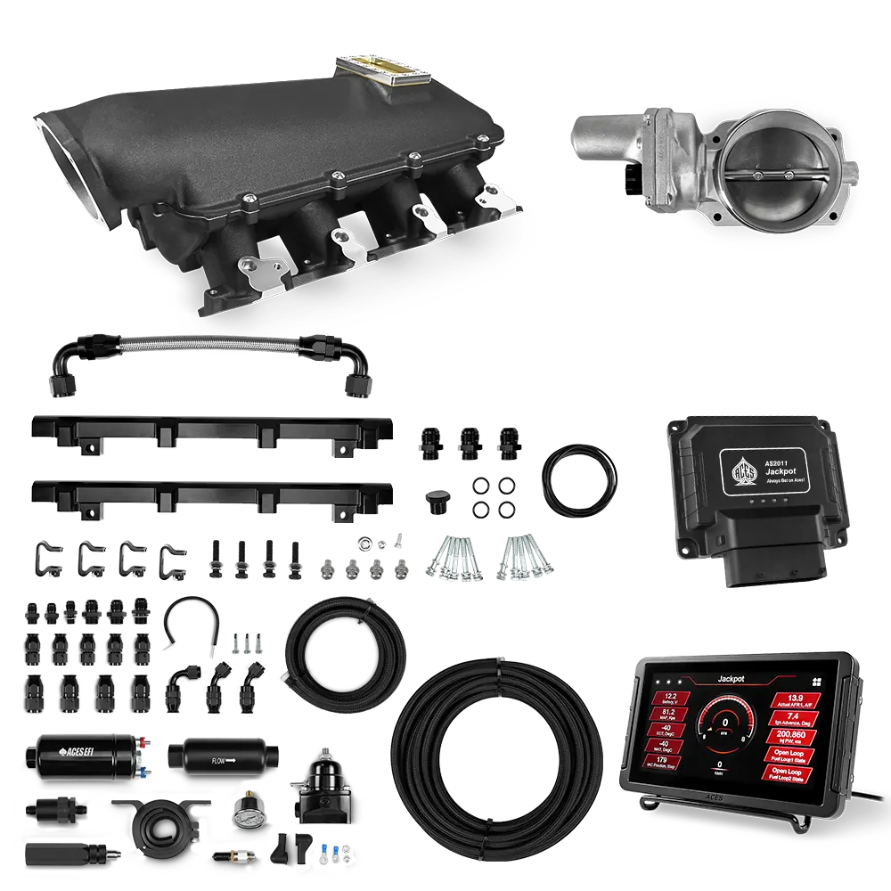 Jackpot LS EFI System - Master Kit with 255 In-line Pump System w/40' PTFE Hose