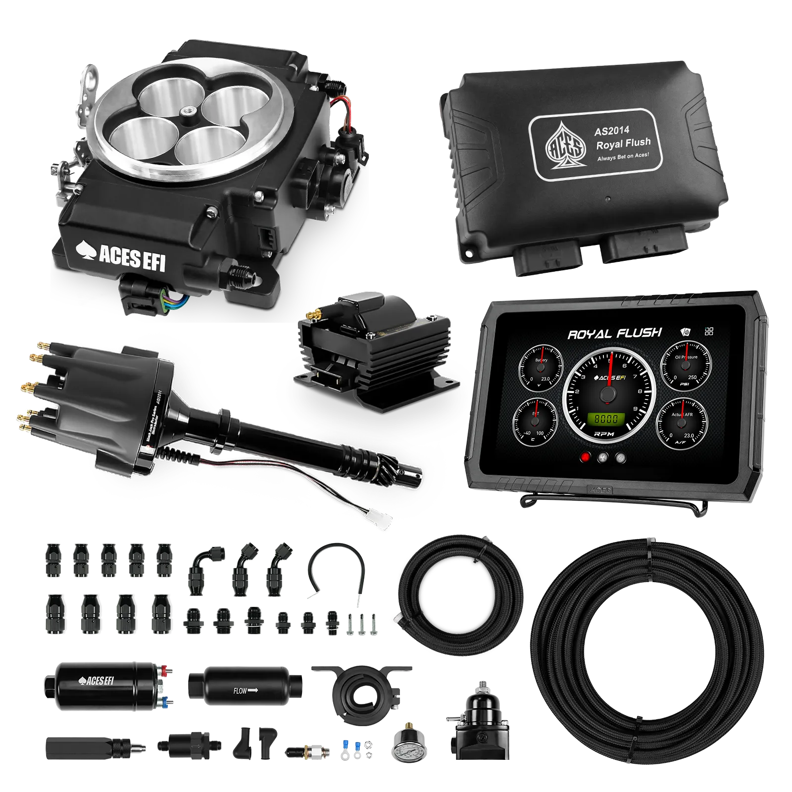 Kits maestros de Royal Flush (Negro)