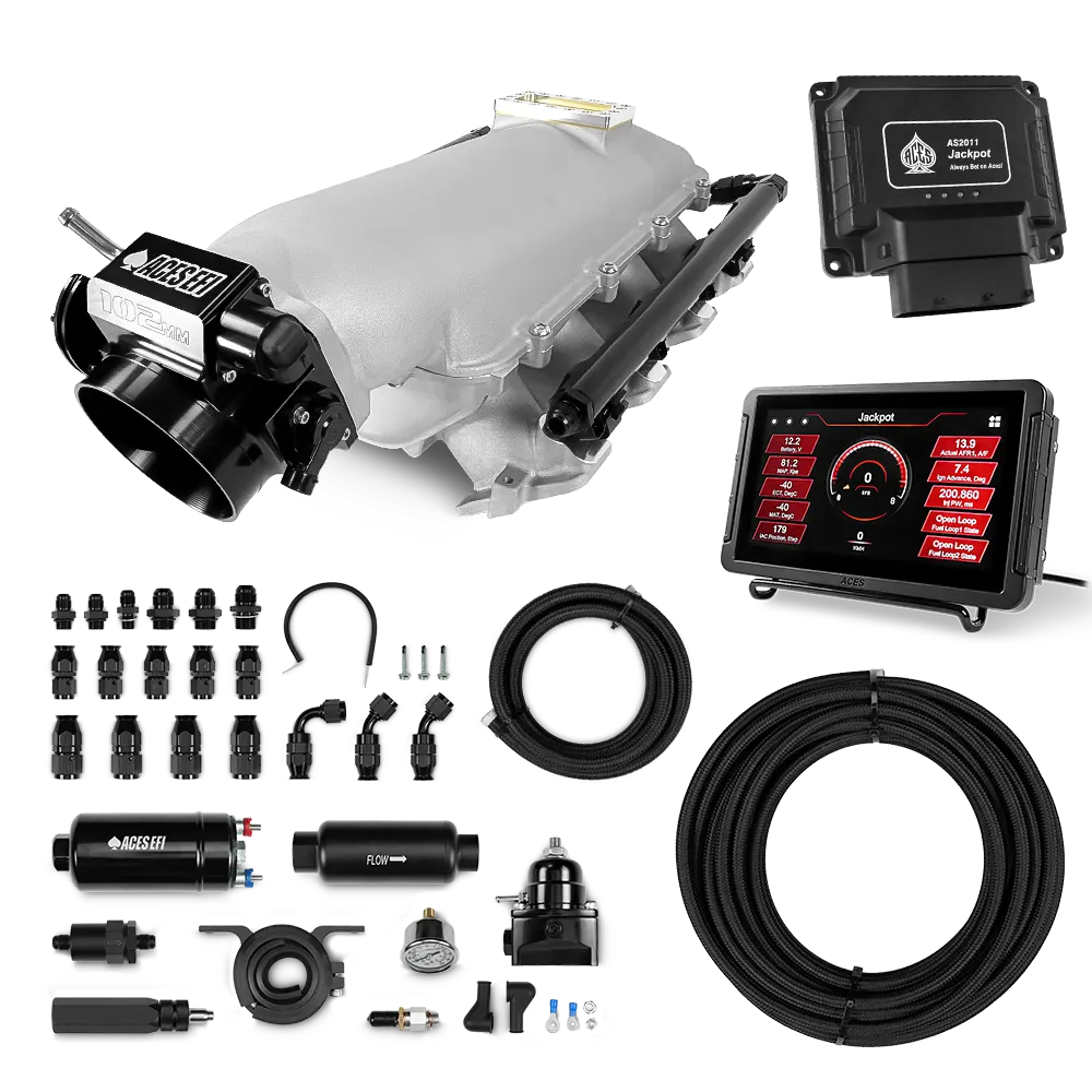 Jackpot LS EFI System - Master Kit with 255 In-line Pump System w/40' PTFE Hose