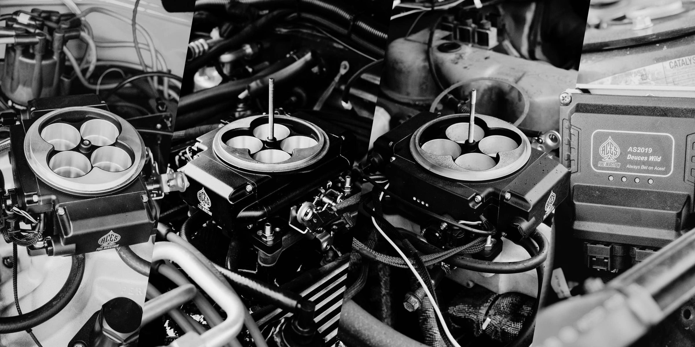 Classic cars at a car show